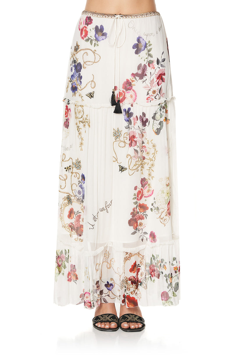 SHEER TIERED MAXI SKIRT FAIRY GODMOTHER