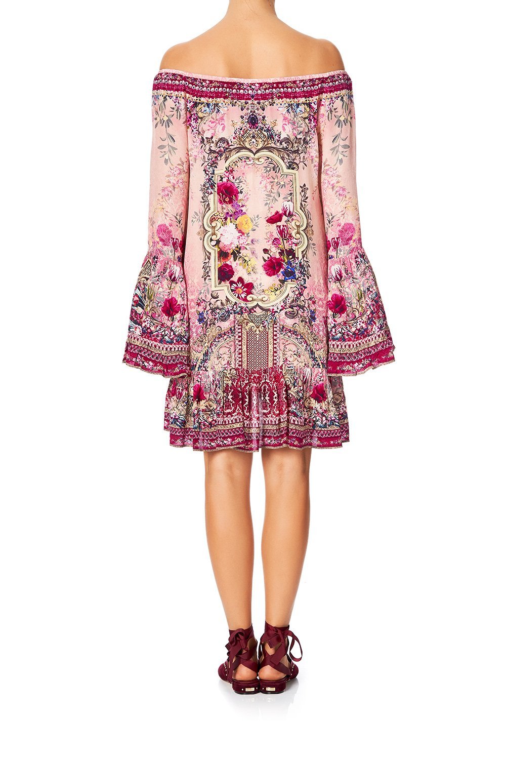 A LINE FRILL DRESS LA BELLE