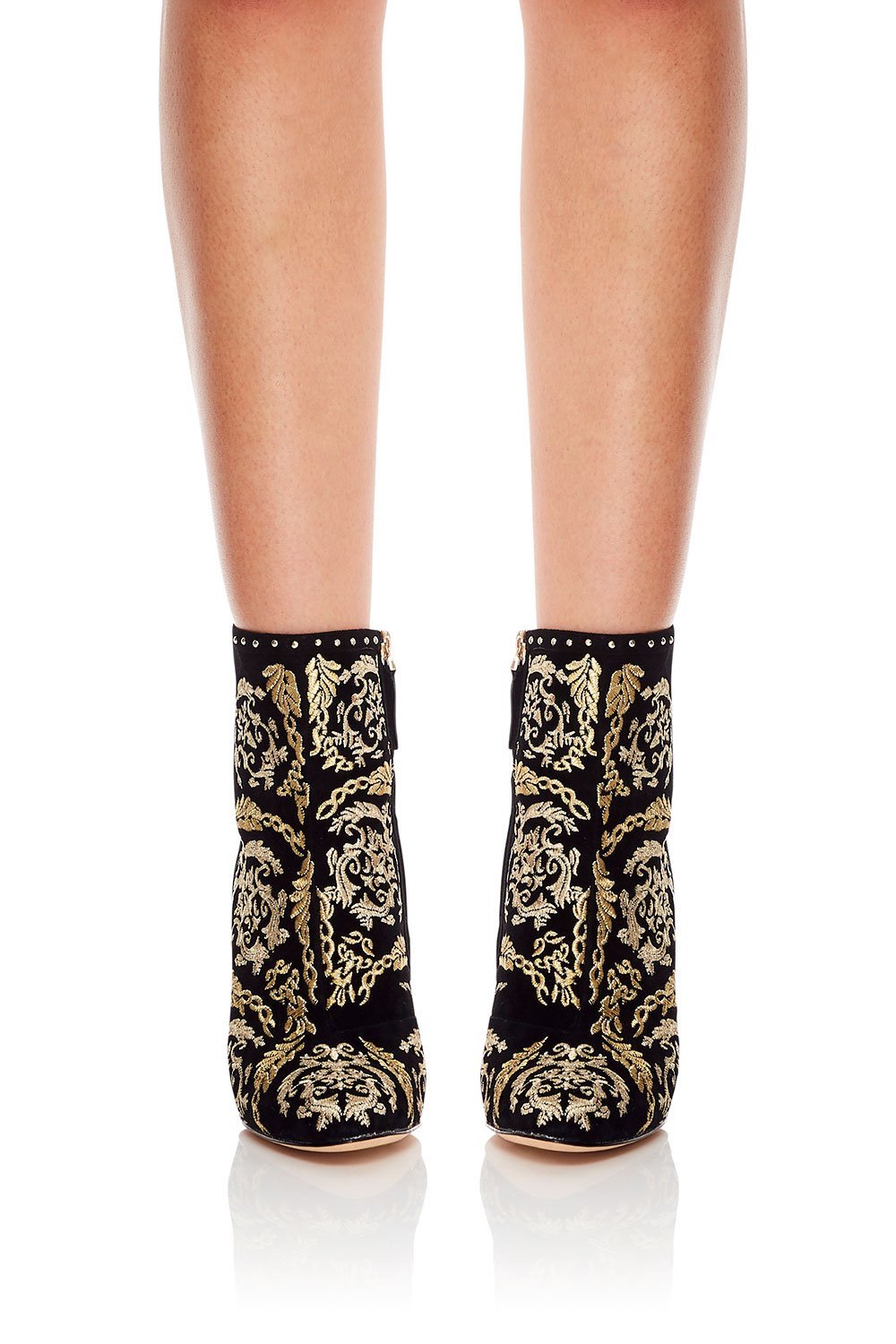 BLOCK HEEL BOOT BLACK CONTEMPORARY