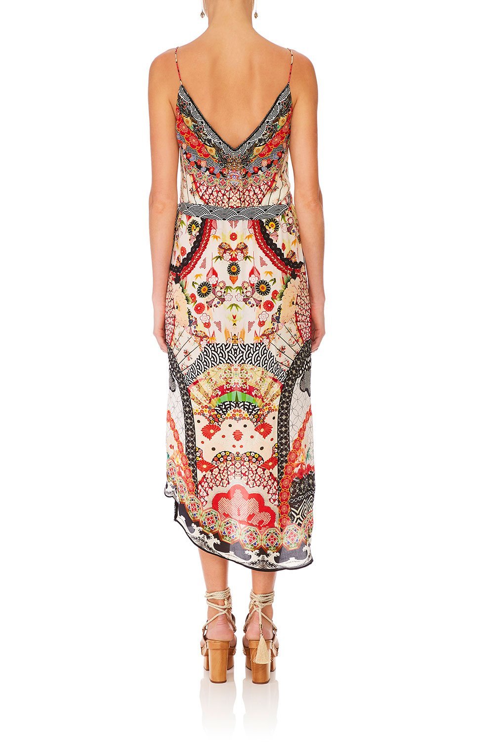 CAMILLA VINTAGE VIXEN ASYMETRIC WRAP DRESS