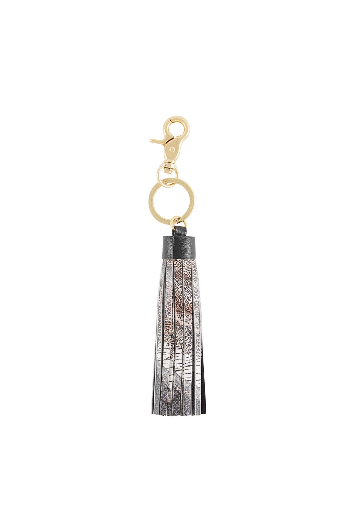 THE BODYGUARD LEATHER TASSEL KEY RING