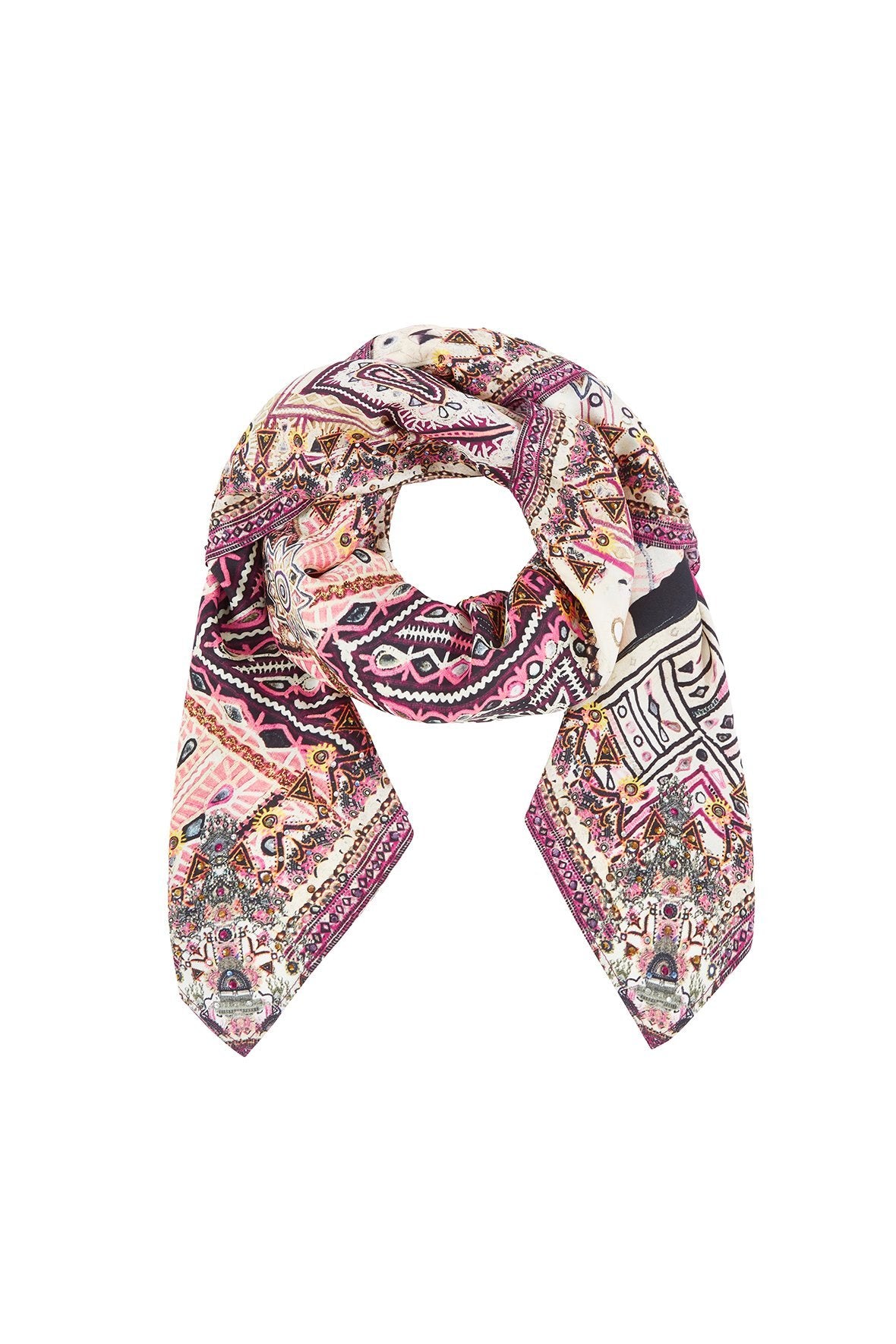 ON THE ROAD LARGE SQUARE SCARF