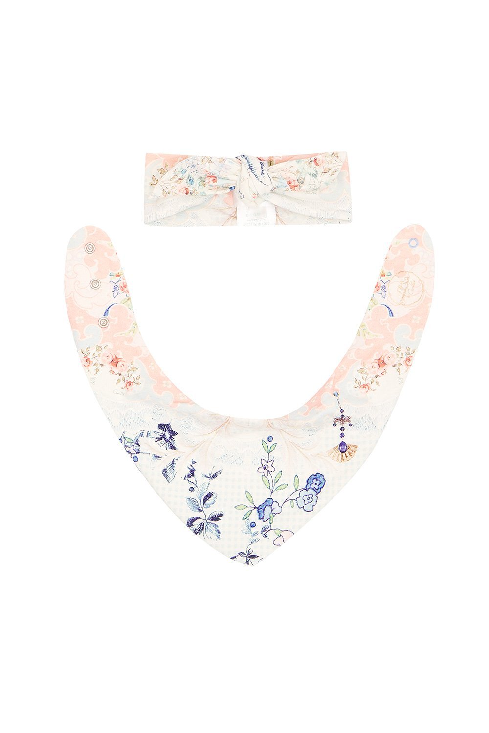 BABIES HEADBAND AND BIB SET PETIT DREAMER