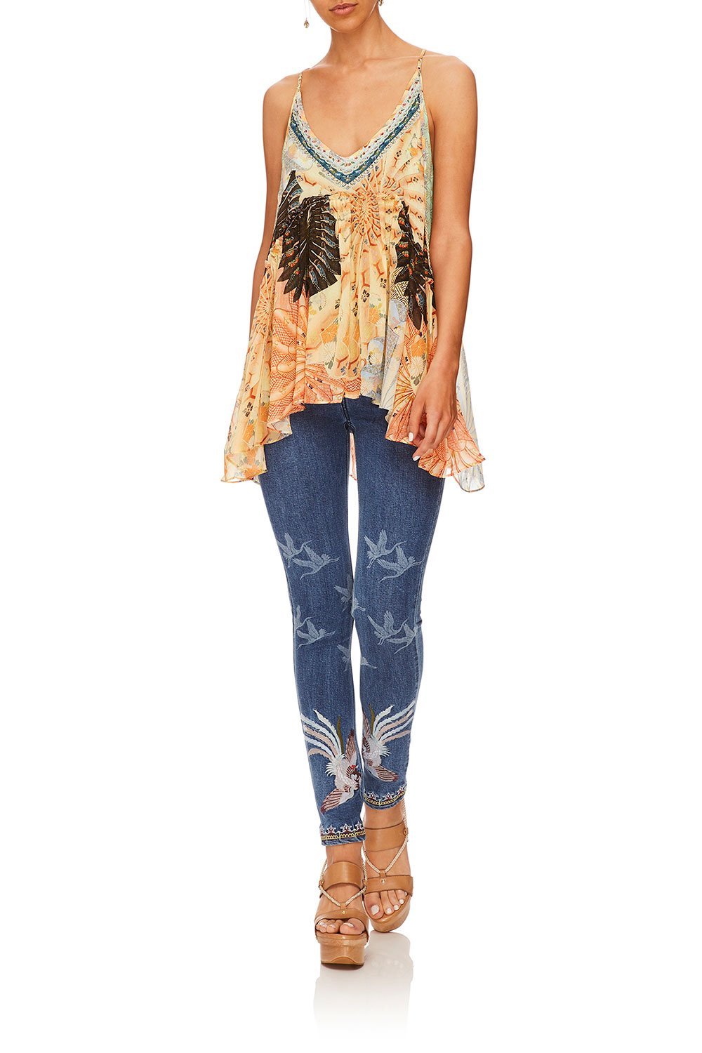 CAMILLA FOR THE FANS SKINNY LEG JEAN