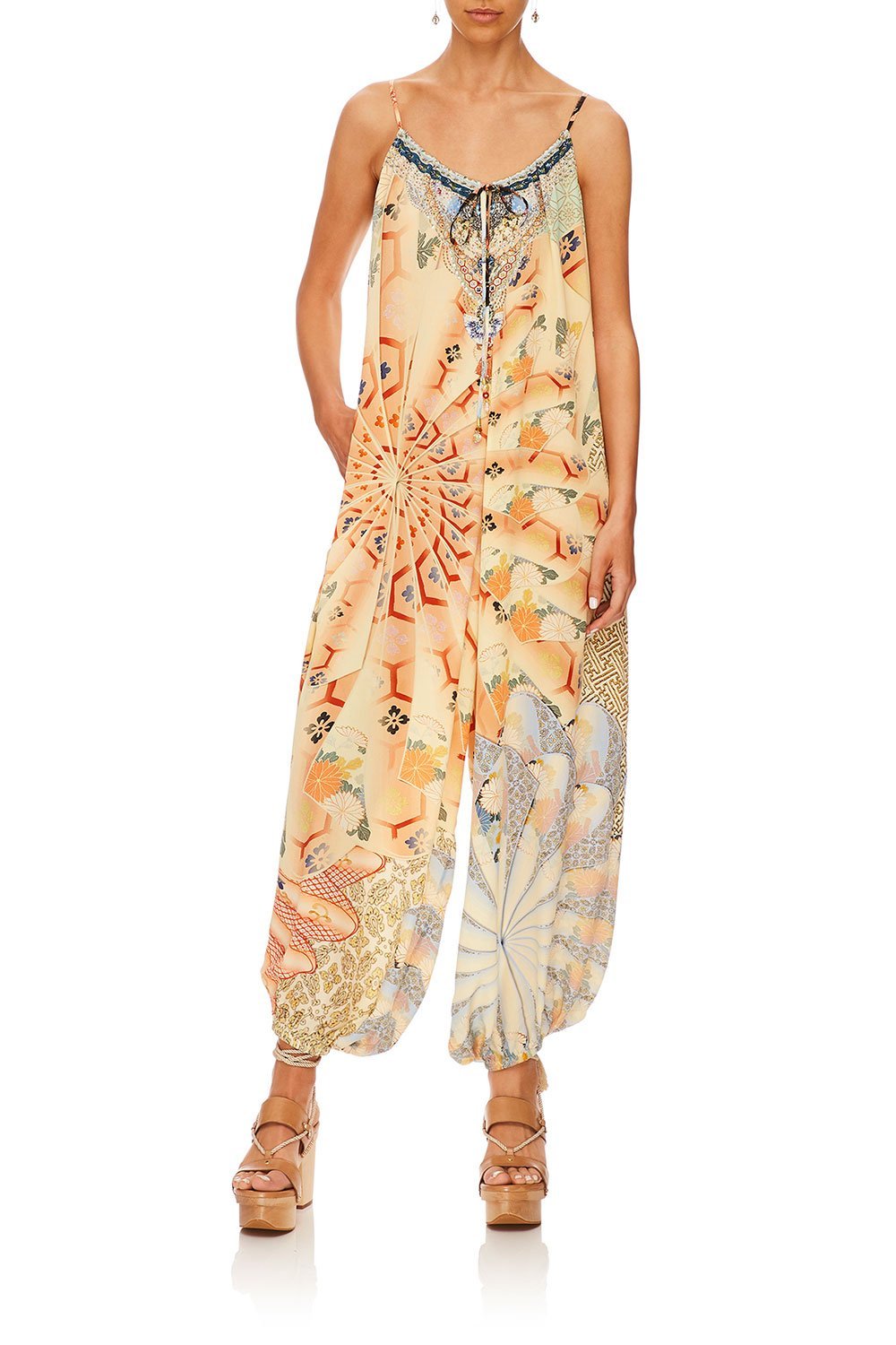 CAMILLA FOR THE FANS BALLOON JUMPSUIT