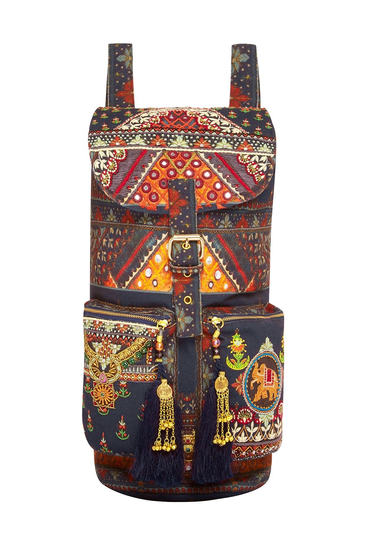 BLISS OF BOHEMIA EMBELLISHED BACKPACK