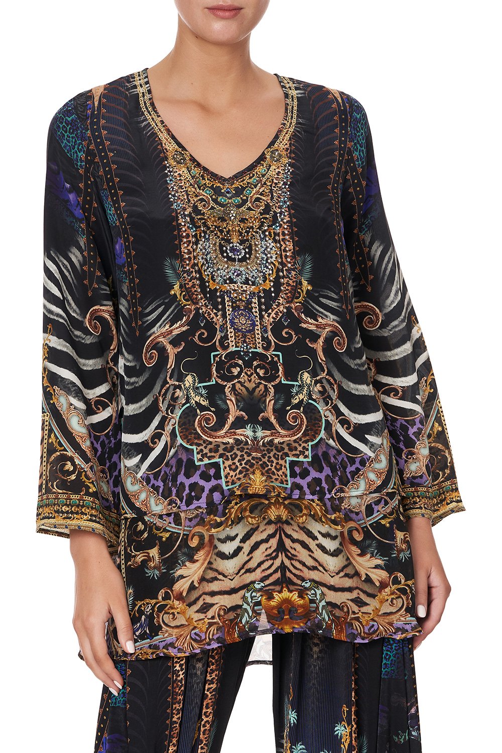 BLOUSE WITH SIDE SPLIT SHES GOT GRACE