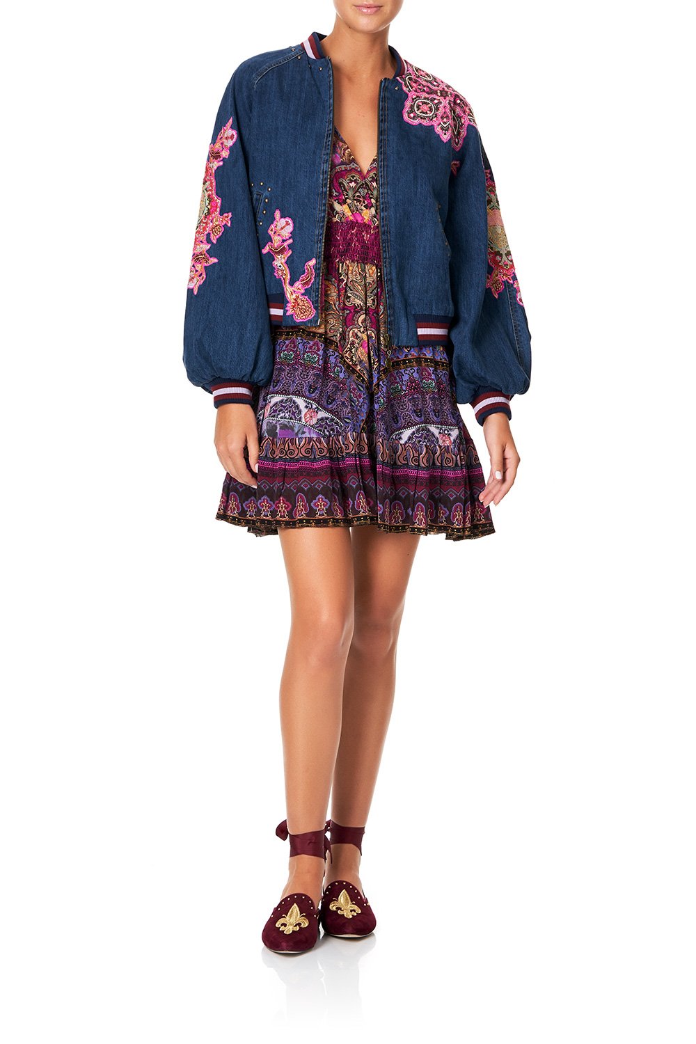 CAMILLA BLOUSON SLEEVE BOMBER DAUGHTER'S DESTINY