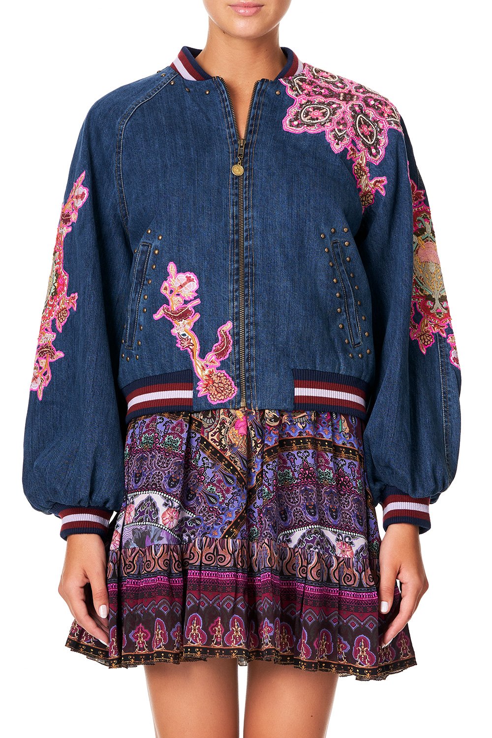 CAMILLA BLOUSON SLEEVE BOMBER DAUGHTER'S DESTINY
