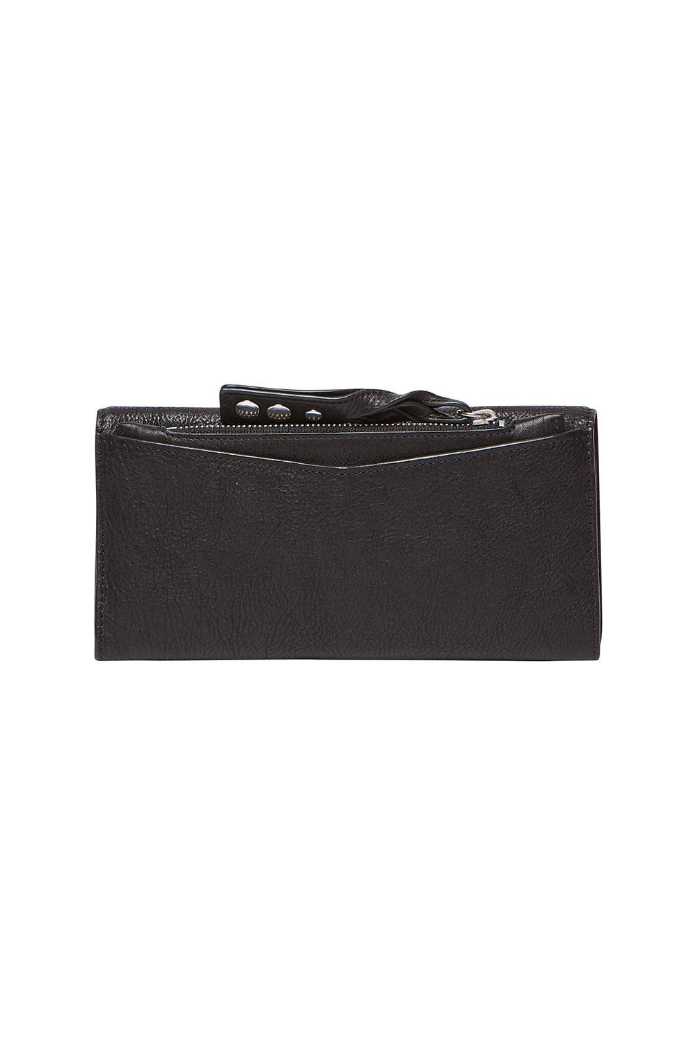 CAMILLA BOHEMIAN LEATHER WALLET BLACK