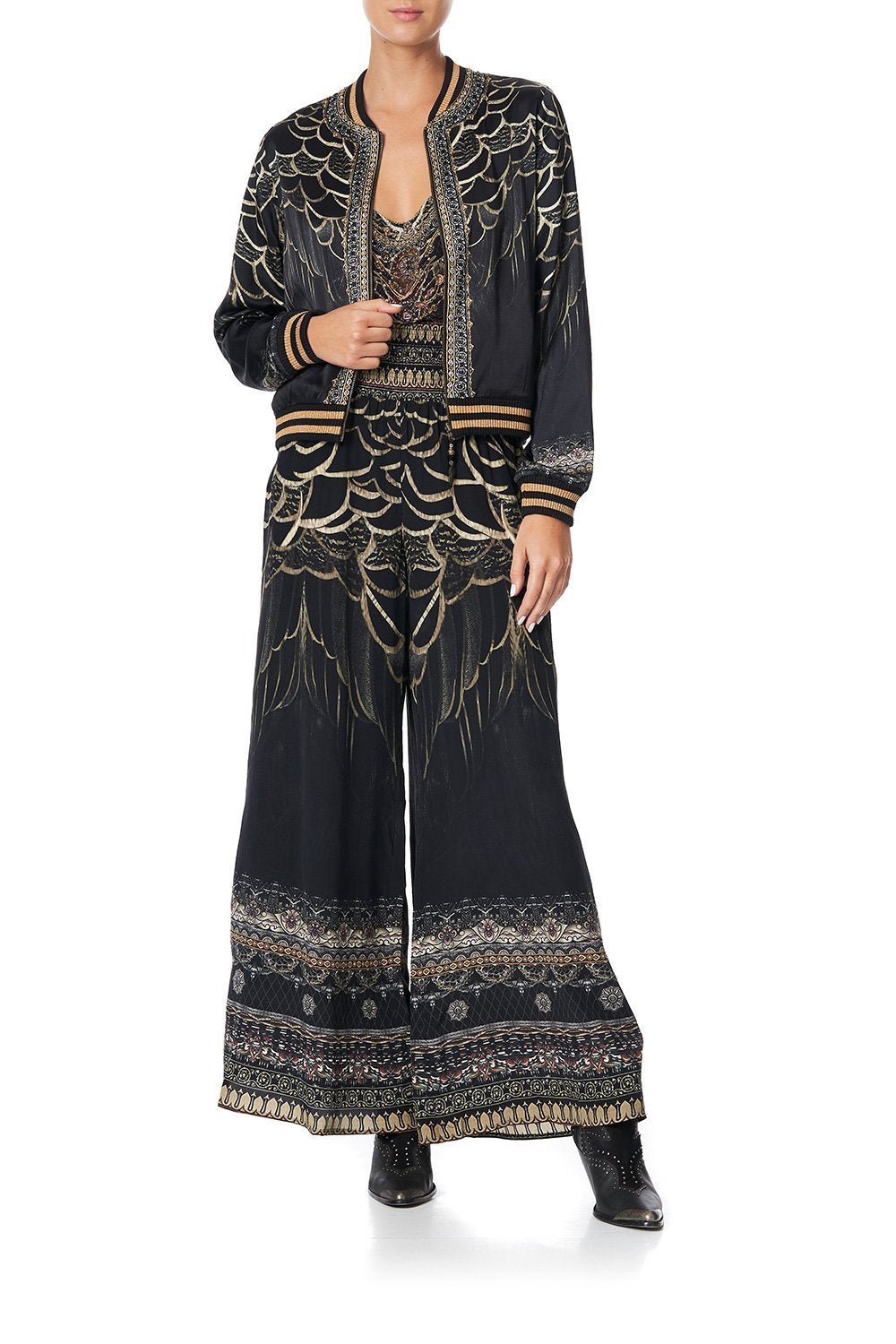 REVERSIBLE BOMBER JACKET UNDER A FULL MOON