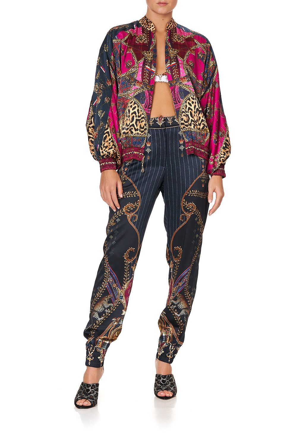 BOMBER JACKET WITH DOLMAN SLEEVE DINING HALL DARLING