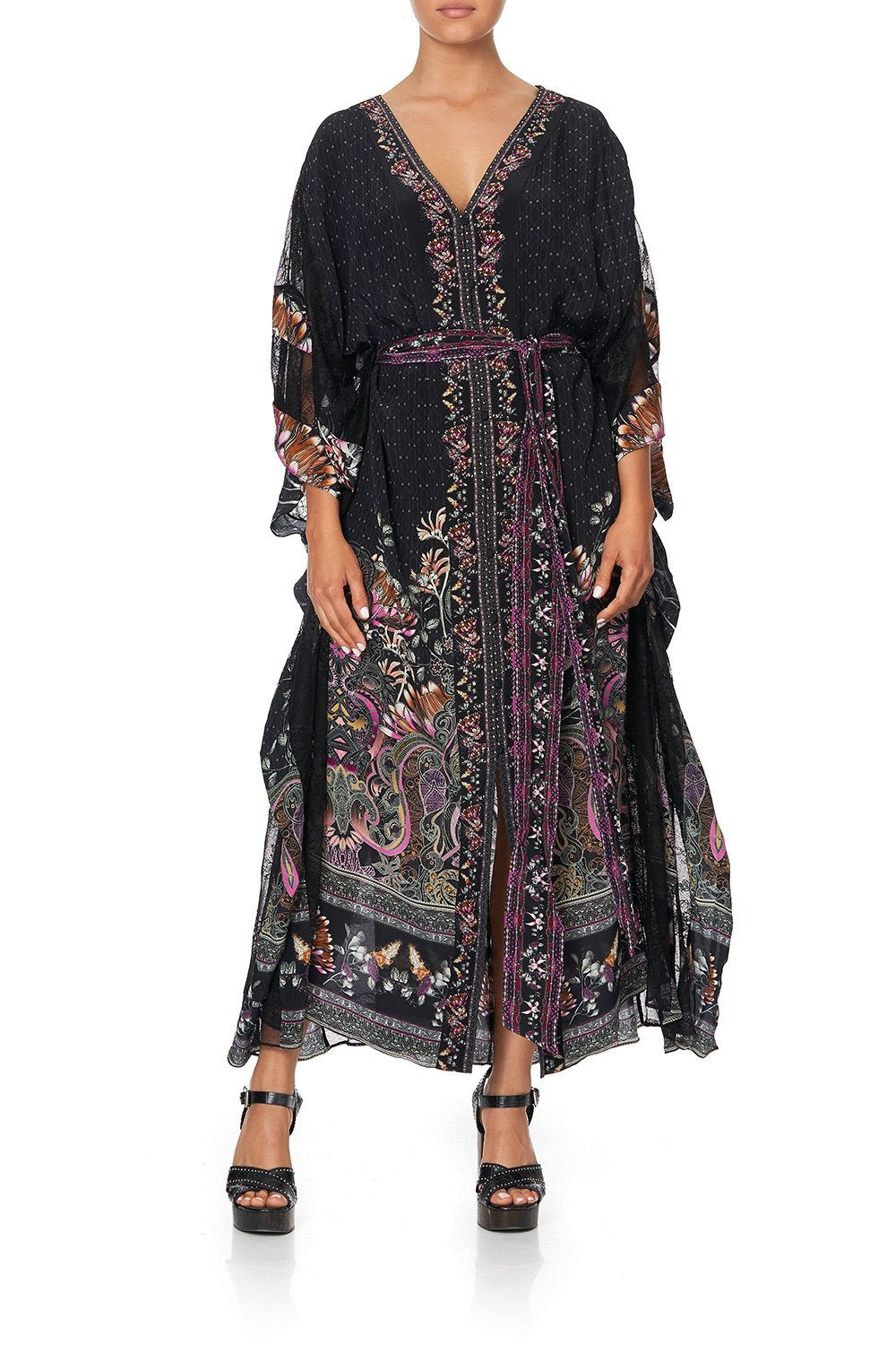 BUTTON UP KAFTAN WITH PANELS RESTLESS NIGHTS