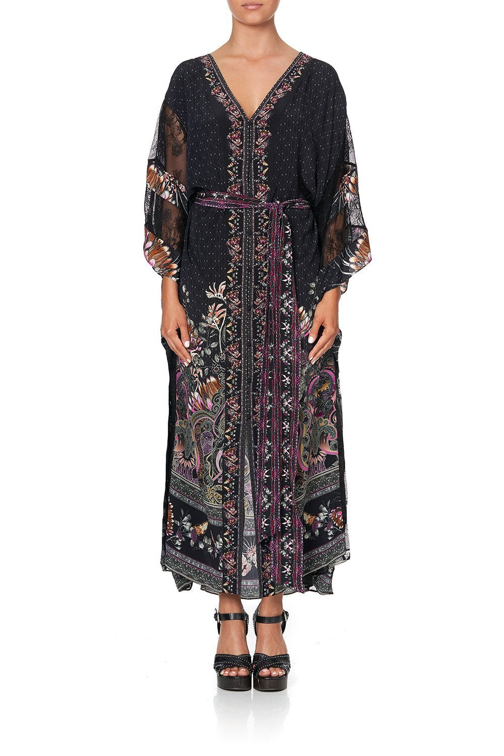 BUTTON UP KAFTAN WITH PANELS RESTLESS NIGHTS