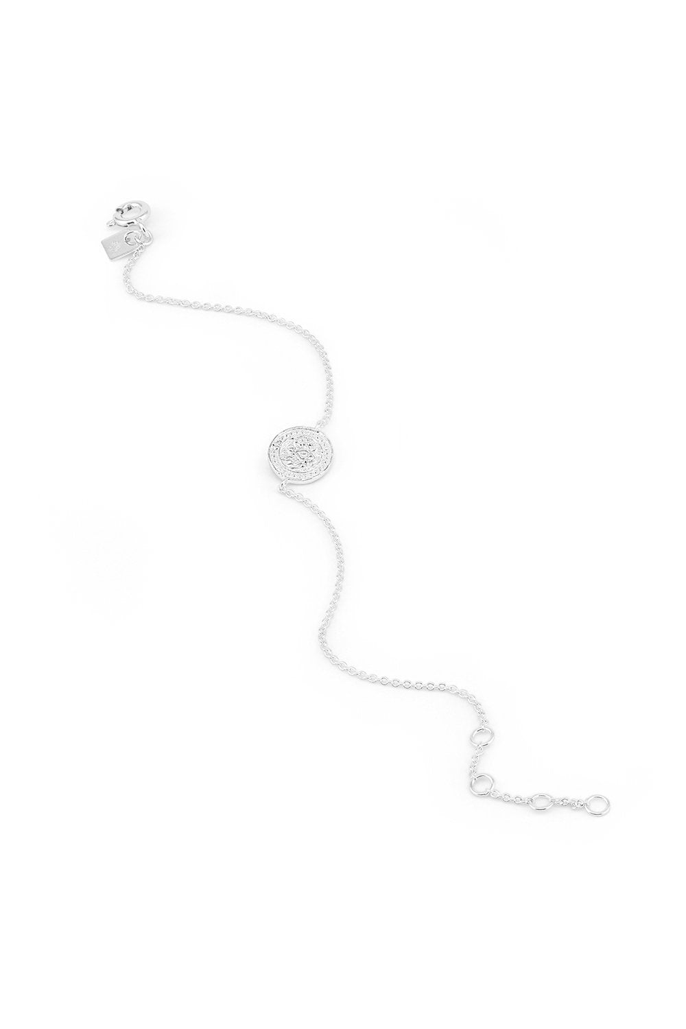 BY CHARLOTTE LOTUS BRACELET SILVER PLATED