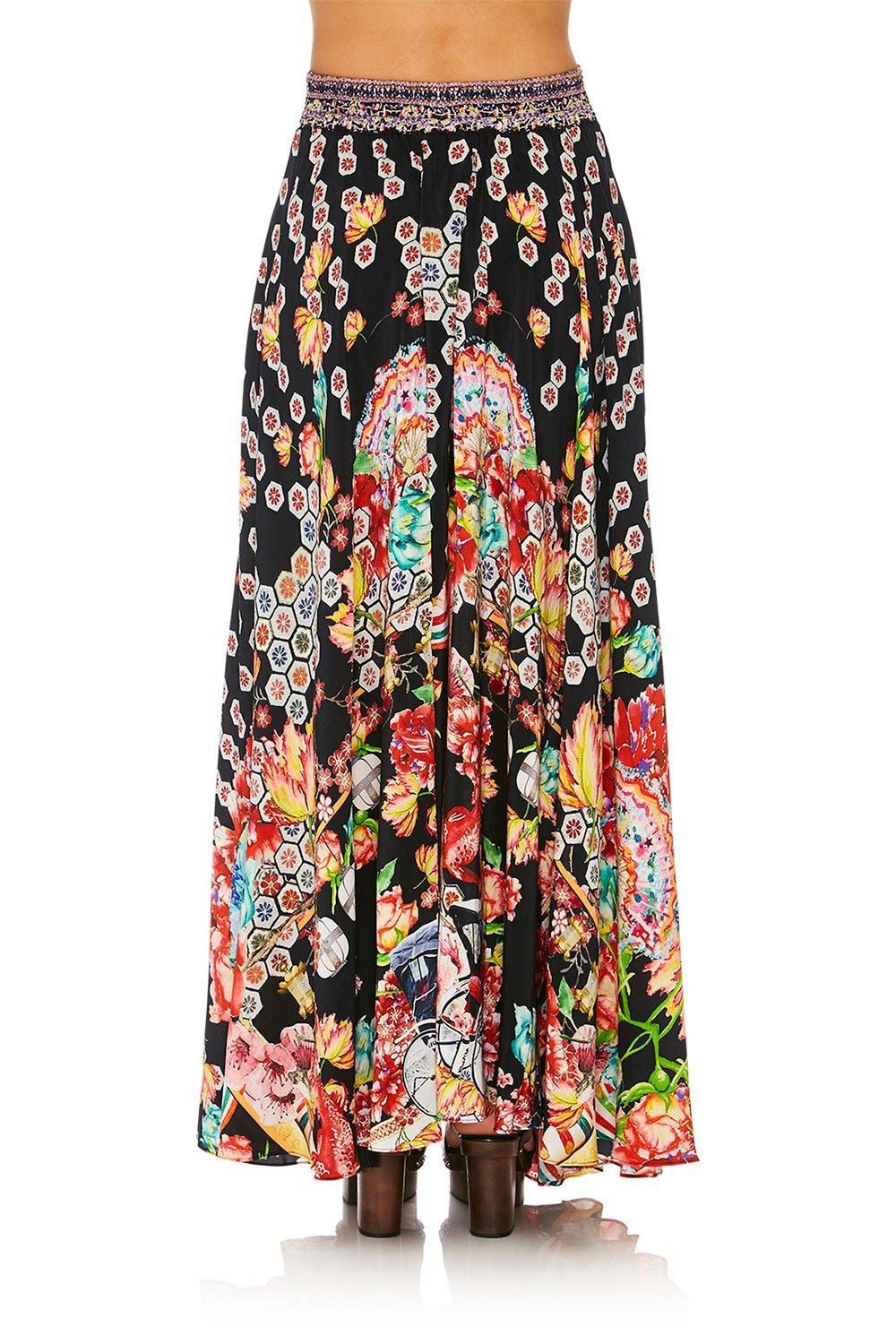 CAMILLA PAINTED LAND CIRCLE SKIRT