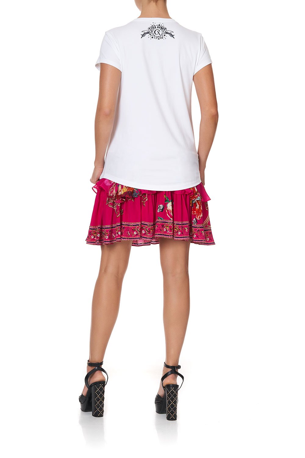 CURVED HEM FITTED TEE CANCER