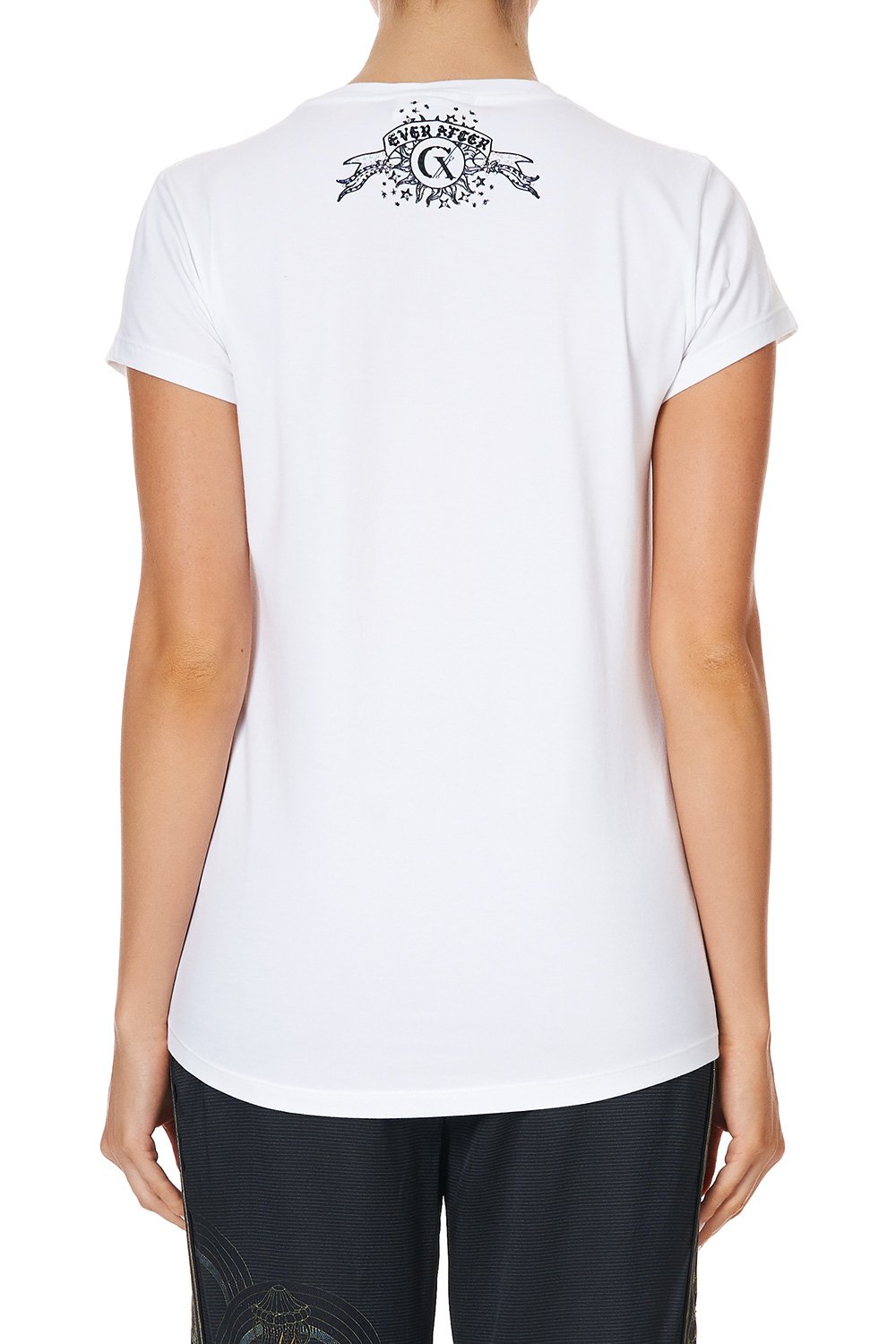 CURVED HEM FITTED TEE CAPRICORN