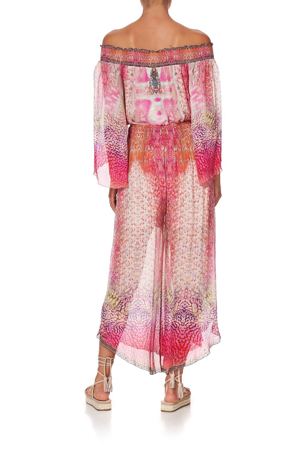 CURVED HEM PANT SERPENTINE DREAMS