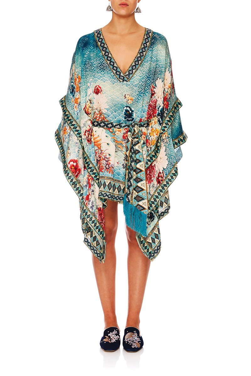 CAMILLA HER HEIRLOOM DOUBLE LAYER KIMONO SLEEVE DRESS