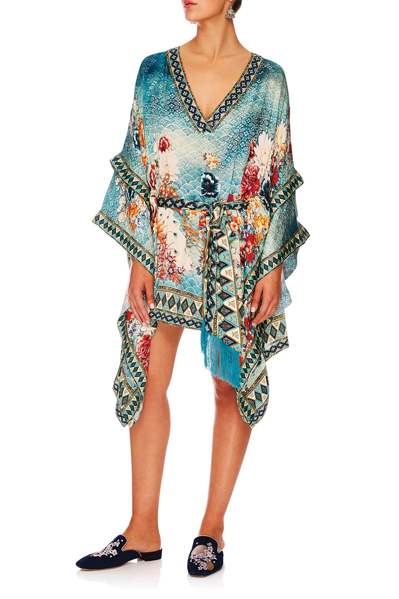 CAMILLA HER HEIRLOOM DOUBLE LAYER KIMONO SLEEVE DRESS