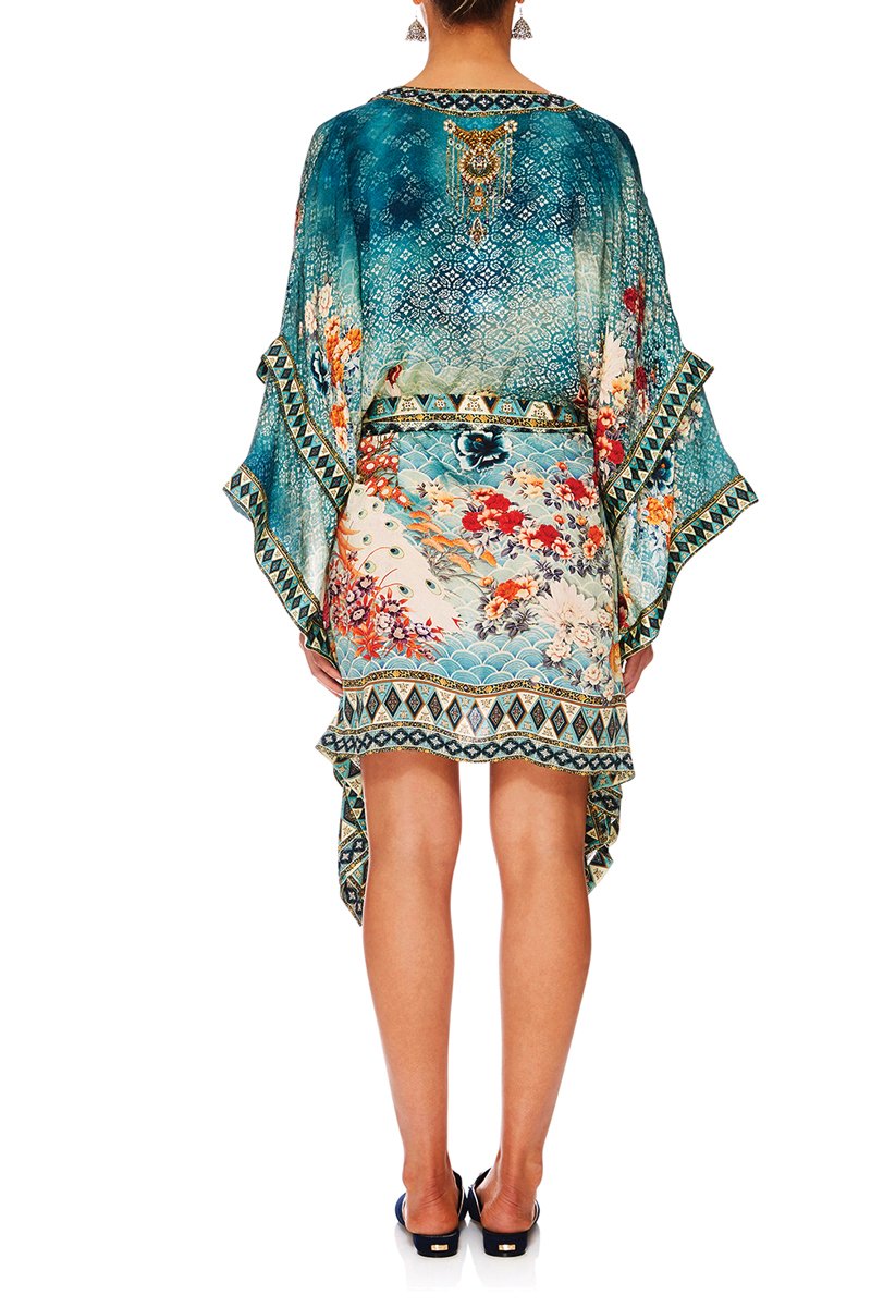 CAMILLA HER HEIRLOOM DOUBLE LAYER KIMONO SLEEVE DRESS
