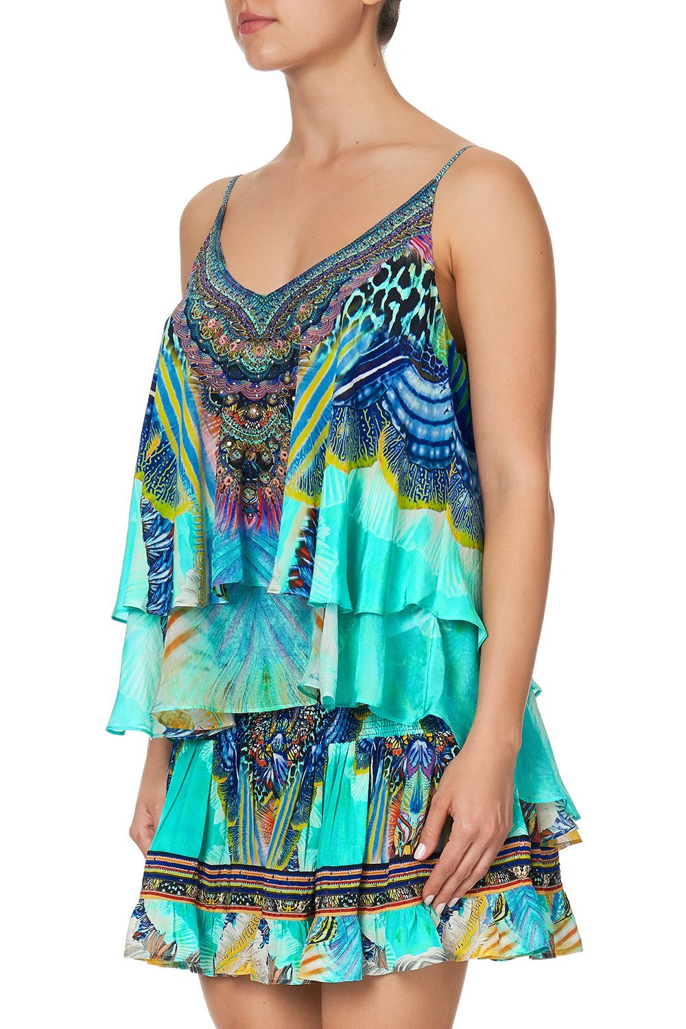 DOUBLE LAYERED CAMI REEF WARRIOR