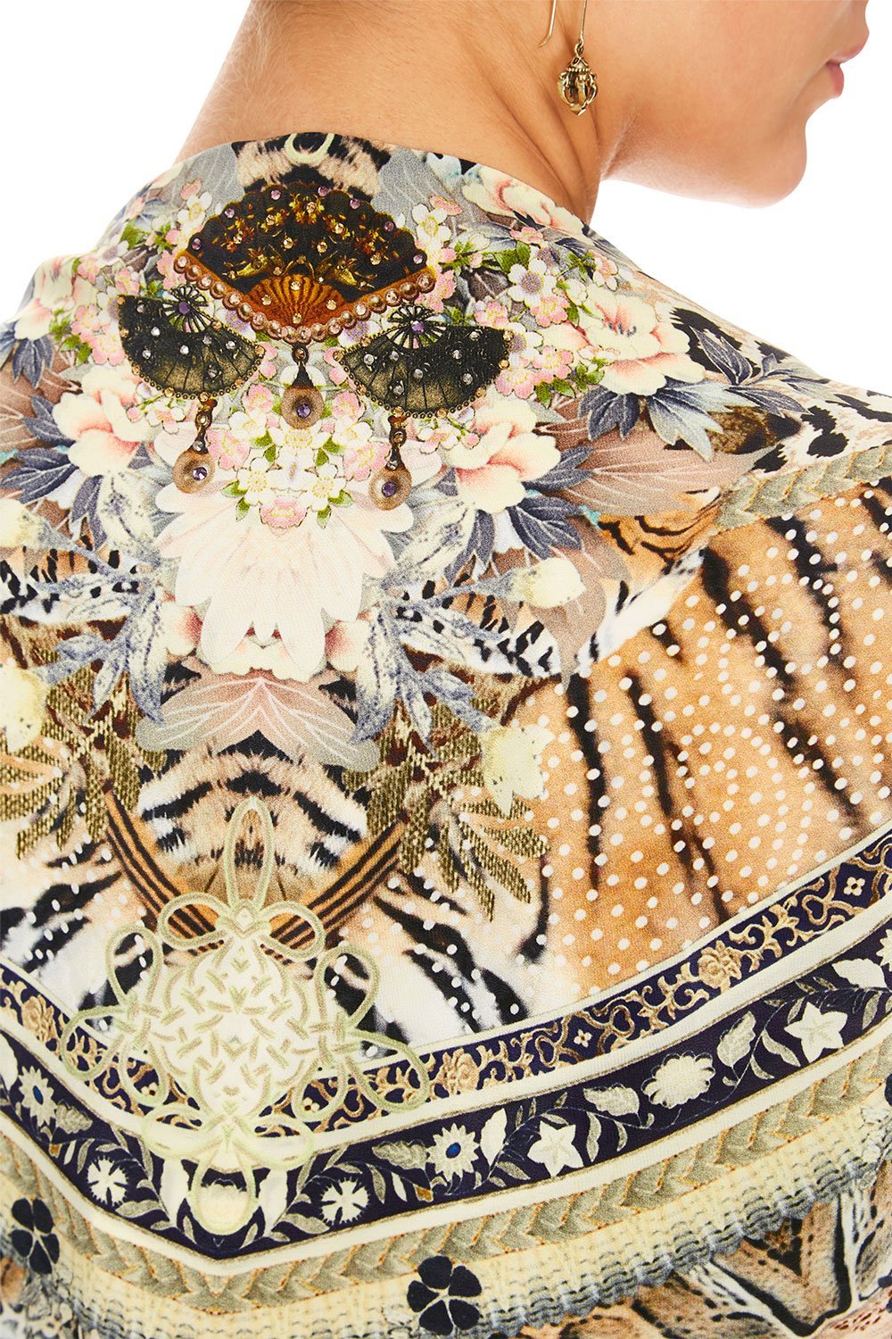 CAMILLA DRAPED CAPE MOTO MAIKO