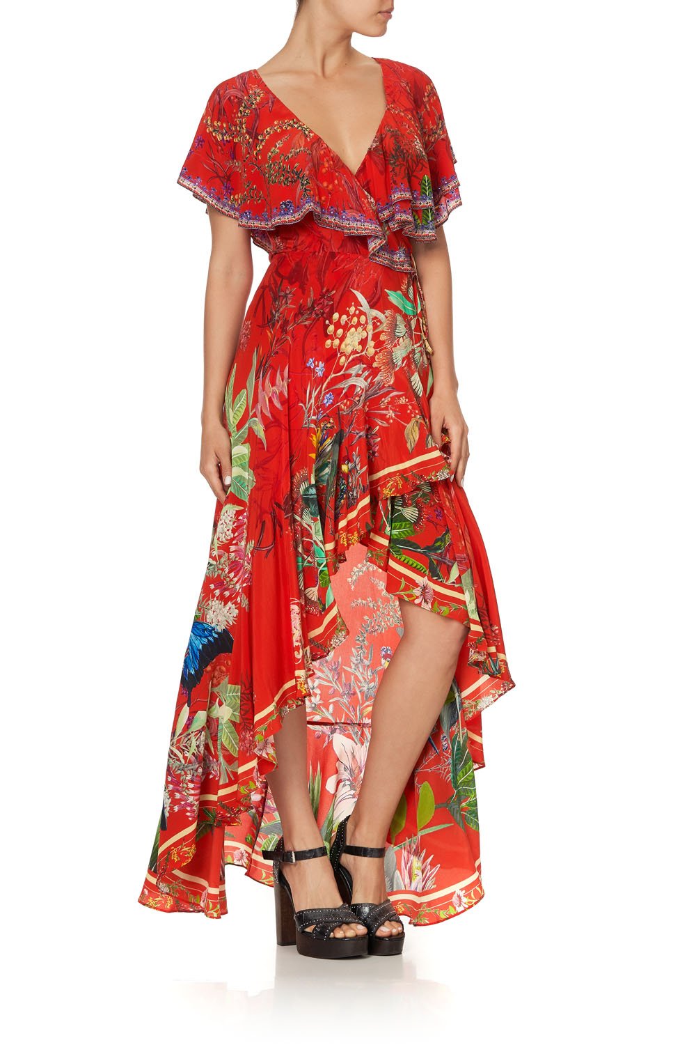 FRILL SLEEVE LONG DRESS FARAWAY TREE