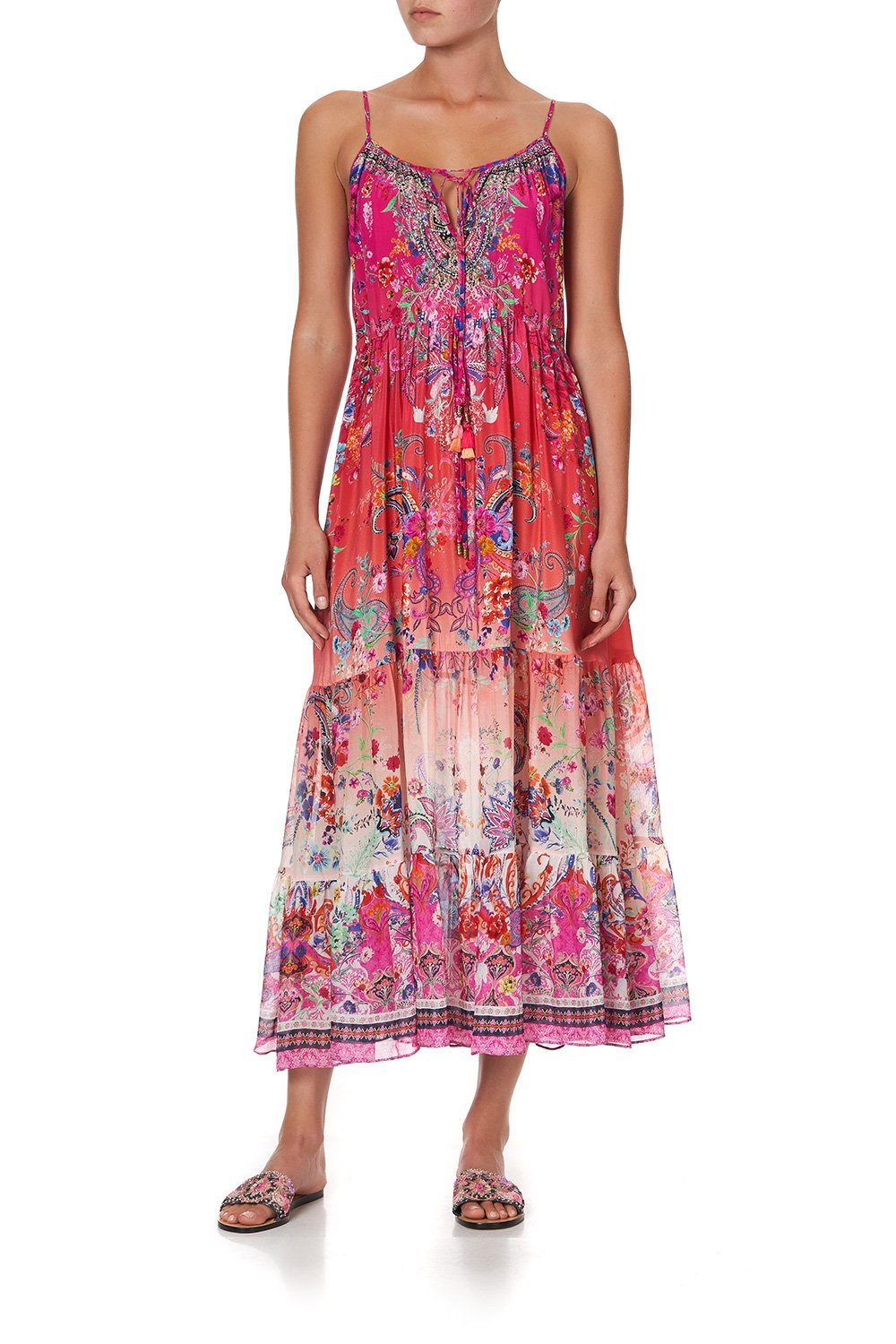 DRESS WITH FRONT TIE DETAIL FREE LOVE