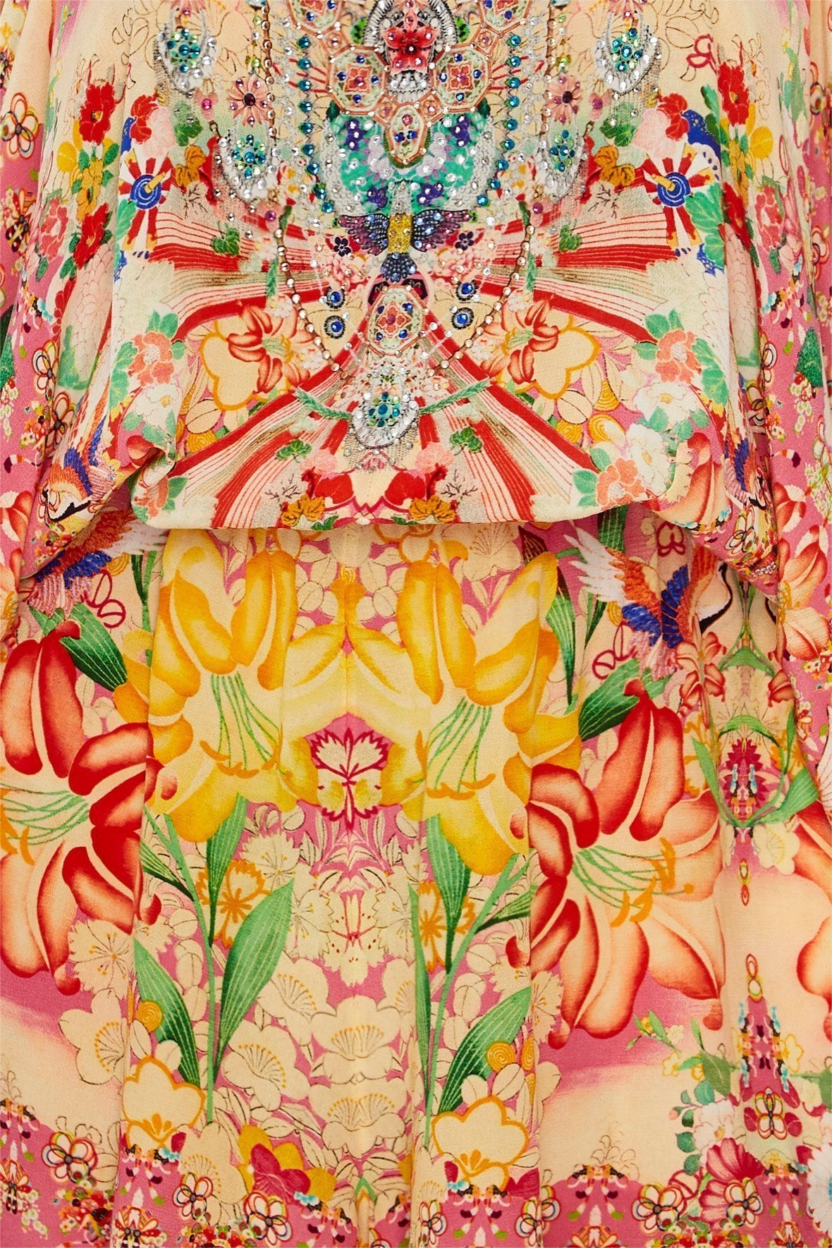 DROP SHOULDER PLAYSUIT KIMONO KISSES