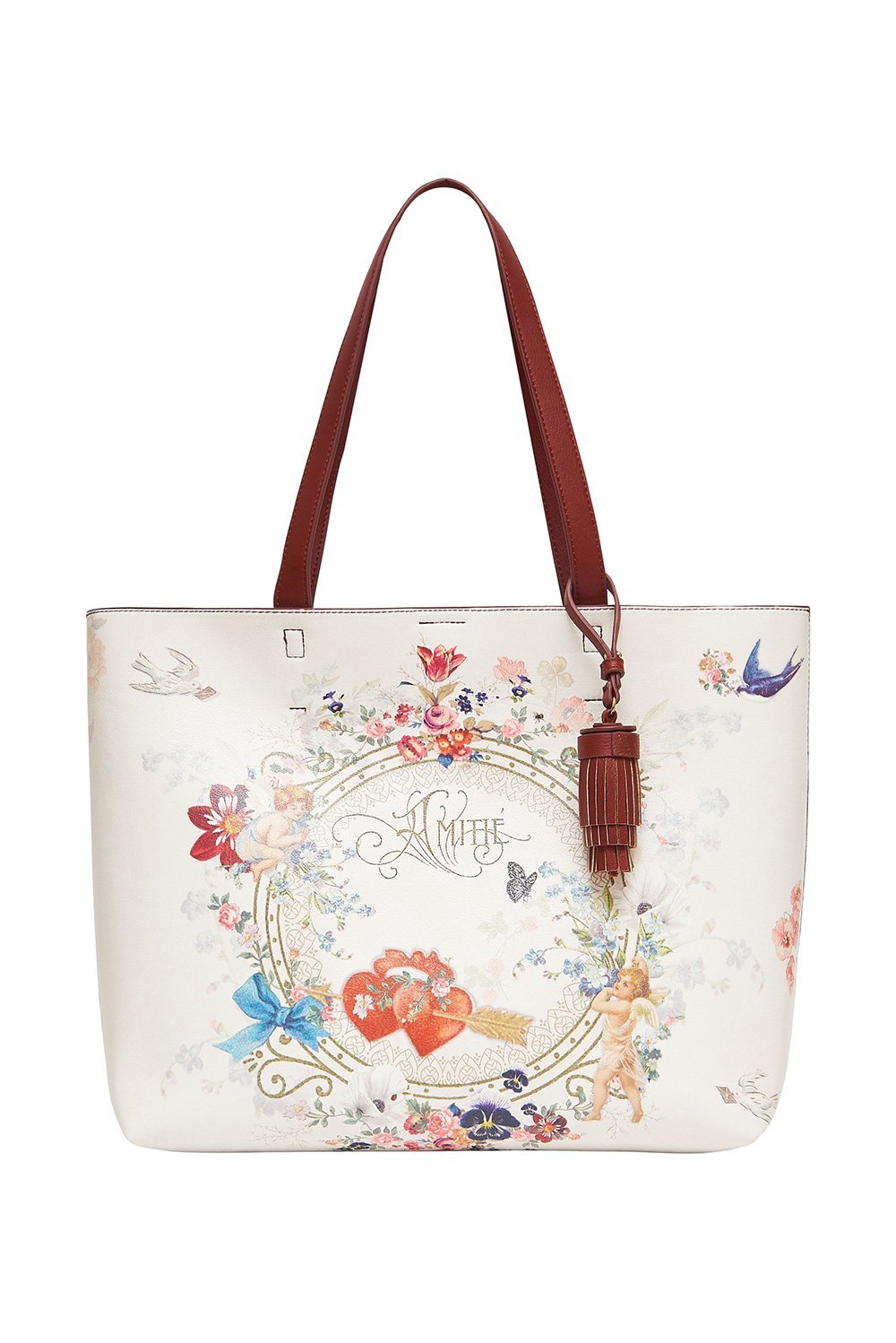 CAMILLA EAST WEST TOTE JARDIN POSTCARDS