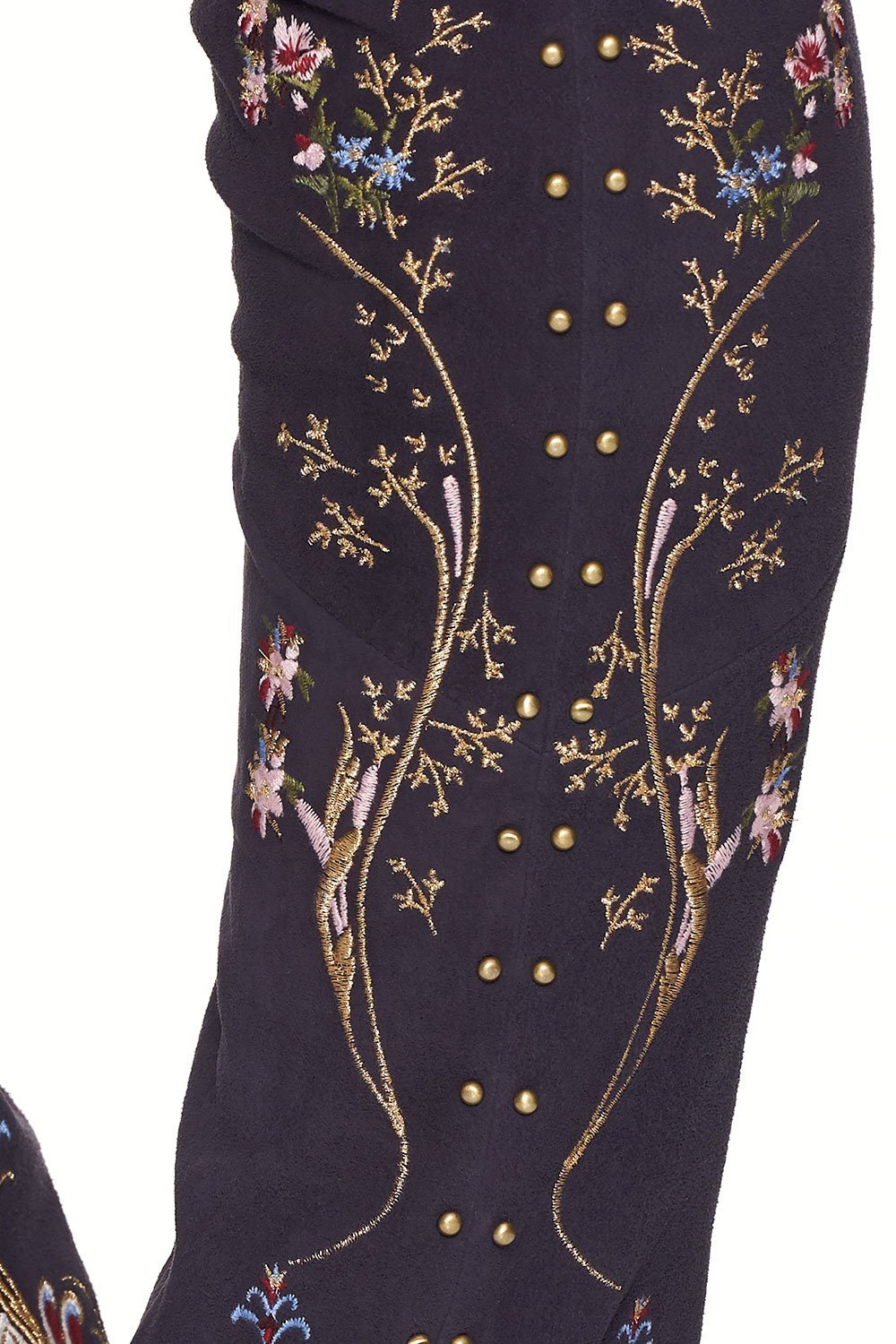 CAMILLA ELASTIC WAISTBAND SUEDE LEGGINGS WILD FLOWER