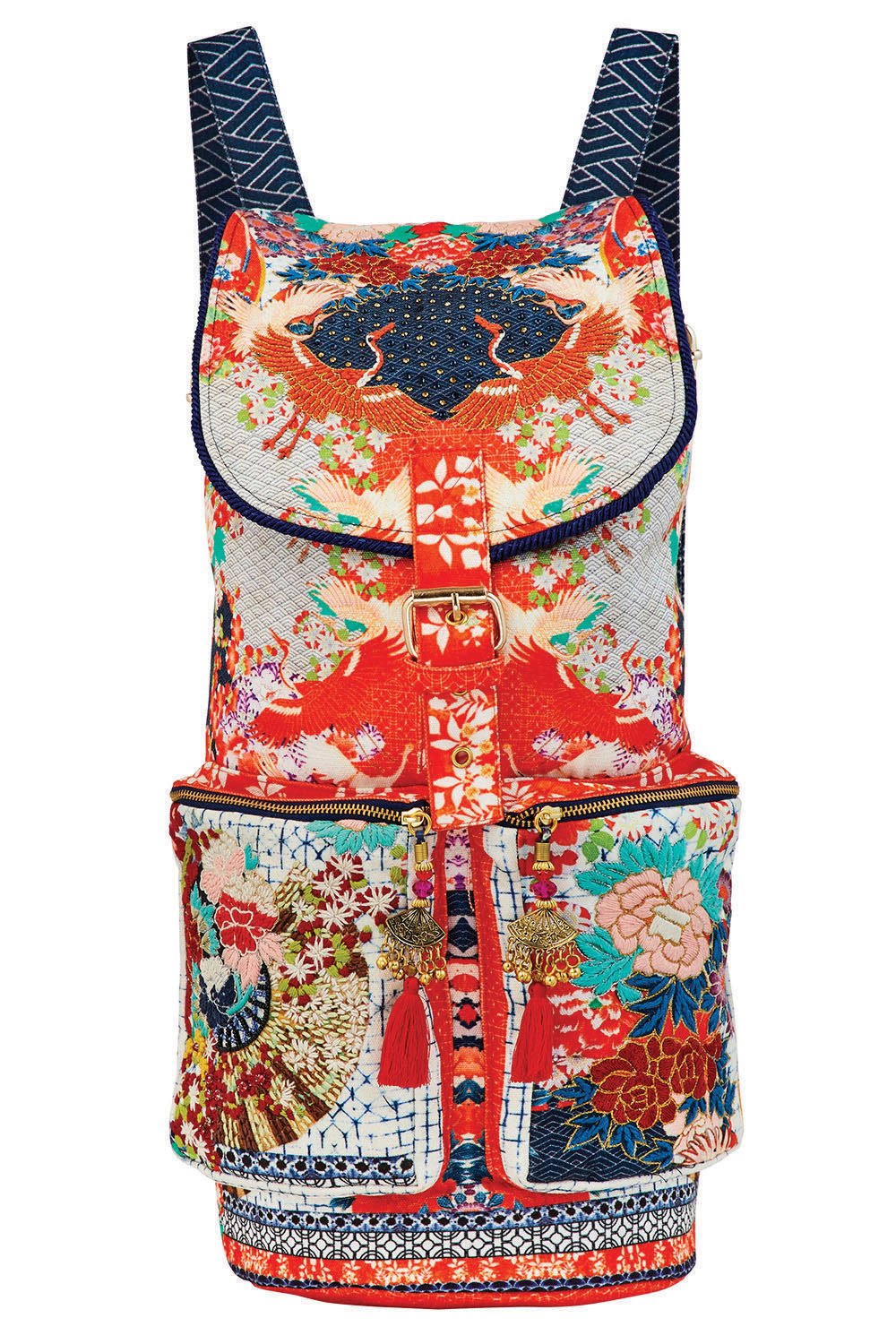 CAMILLA GEISHA GIRL EMBELLISHED BACKPACK