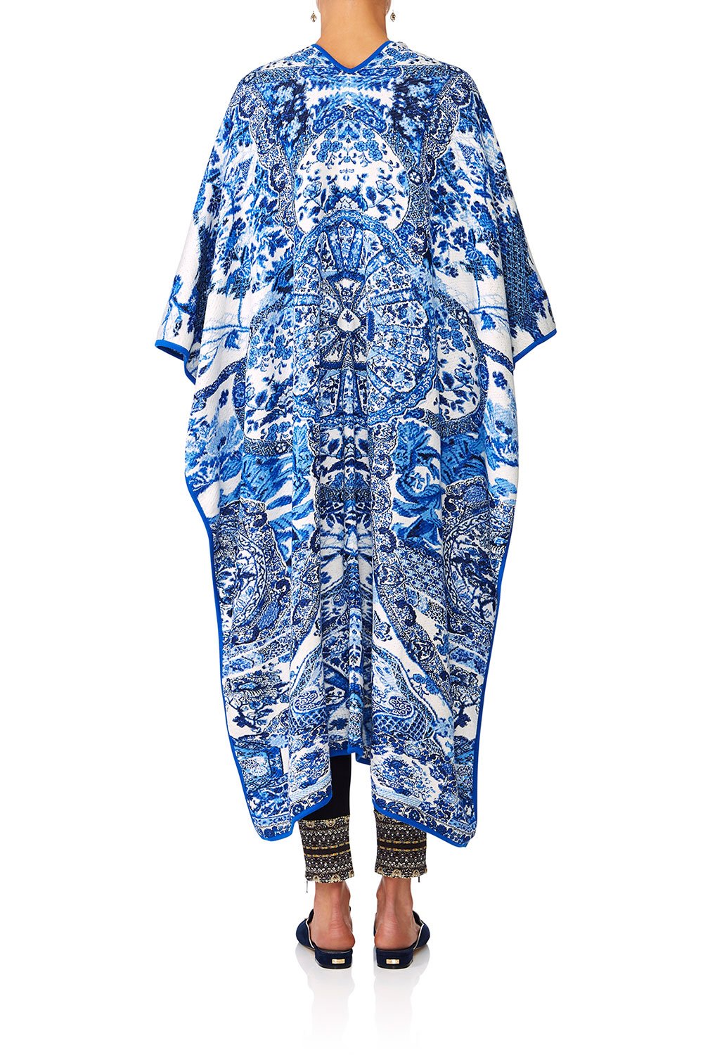 CAMILLA ETERNITYS EMPIRE OVERSIZED THROWOVER PONCHO