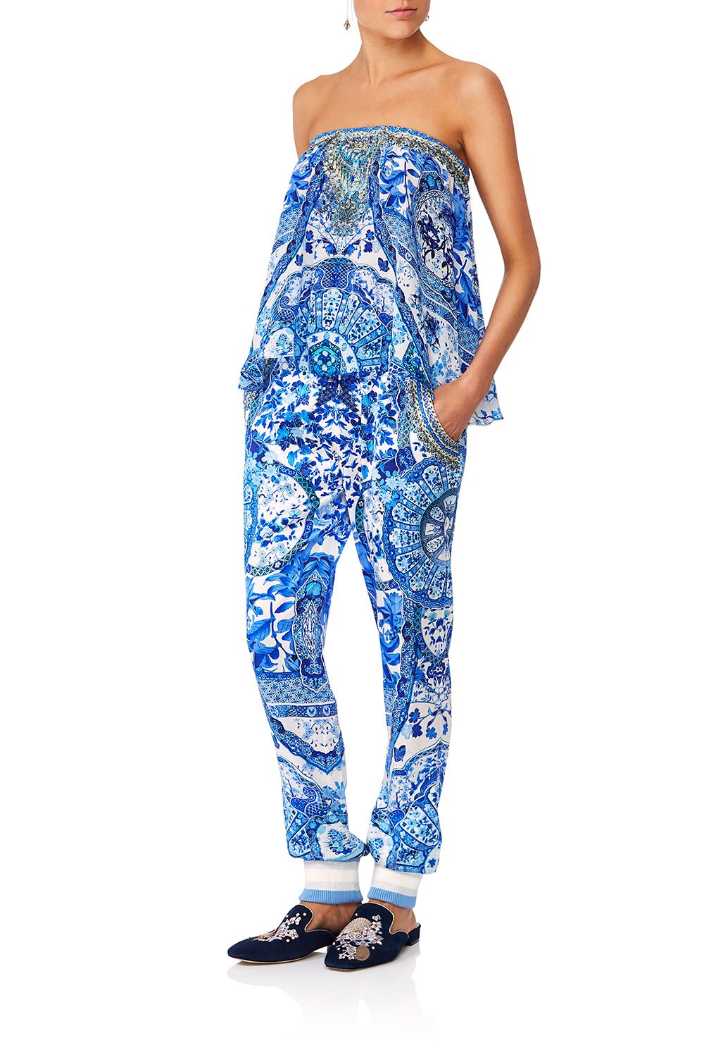 CAMILLA ETERNITYS EMPIRE DRAWSTRING PANT W RIBBING