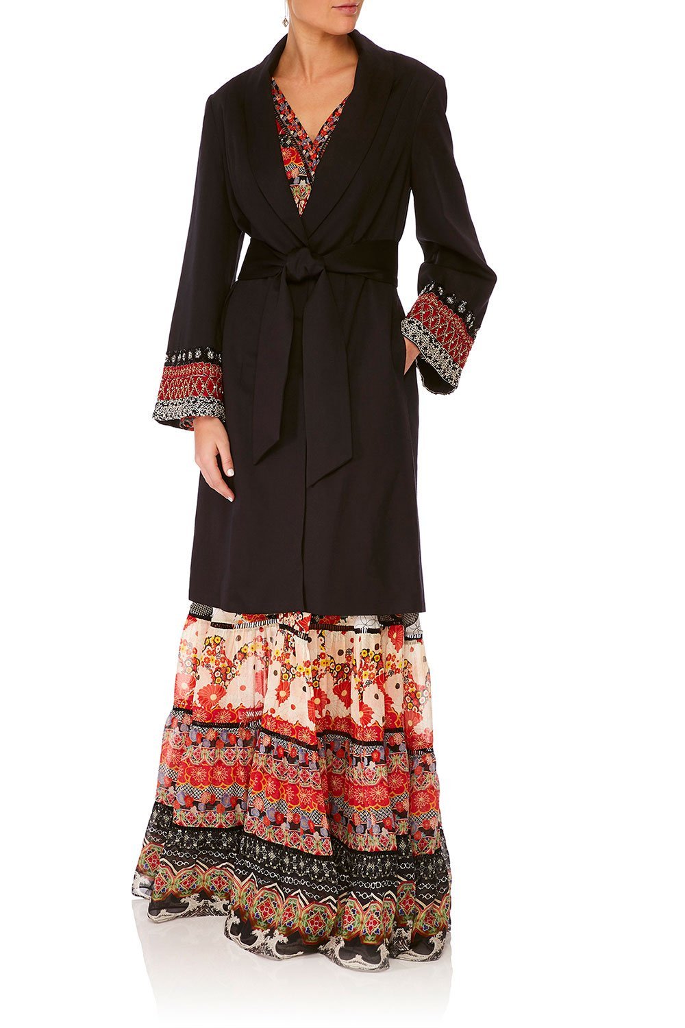 CAMILLA VINTAGE VIXEN FLARED SLEEVE TRENCH