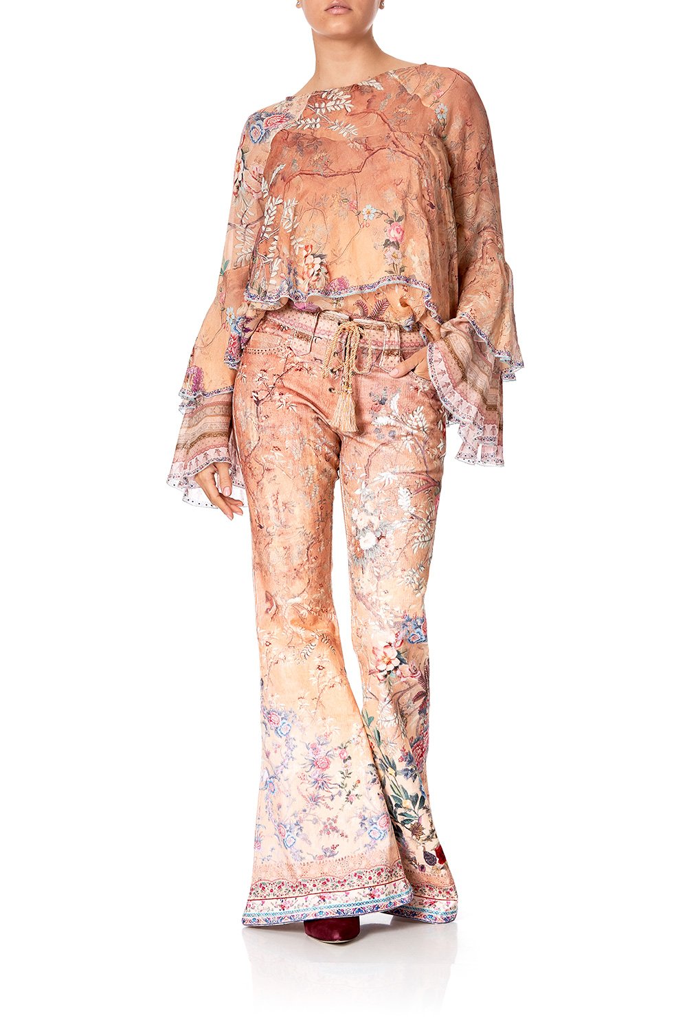 EYELET FRONT PANT ALL MY AVIGNON