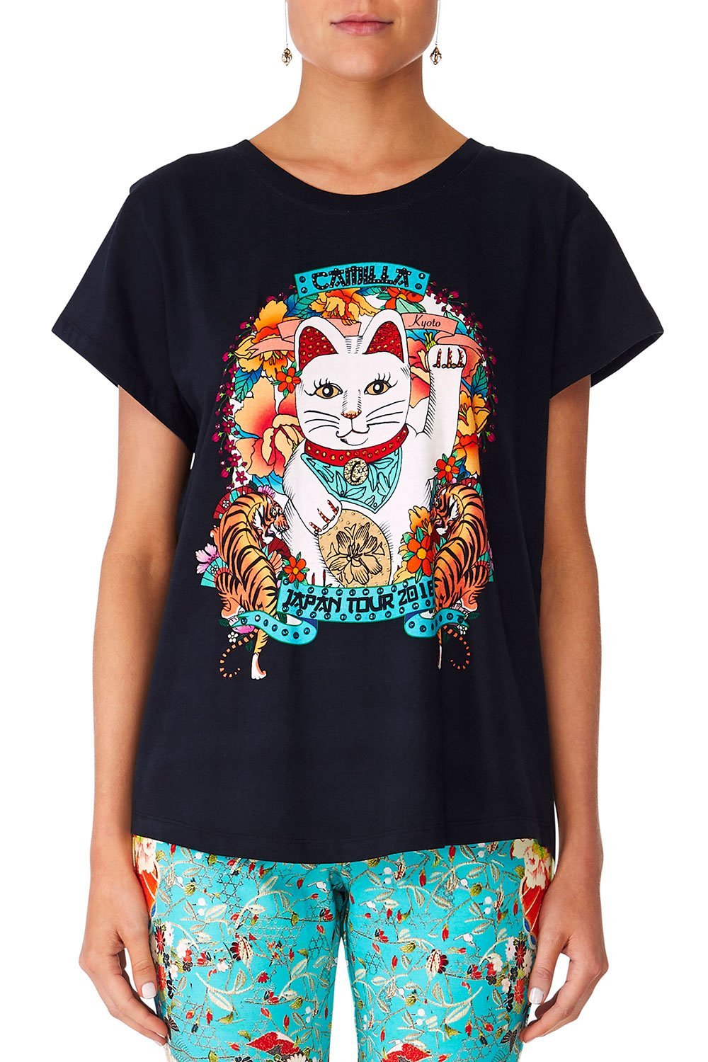 CAMILLA GALAXY GIRL BOYFREIND TEE