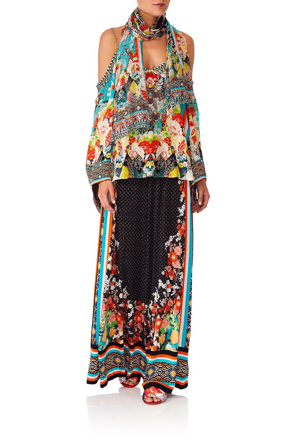 CAMILLA GALAXY GIRL FLARE SLEEVE TOP