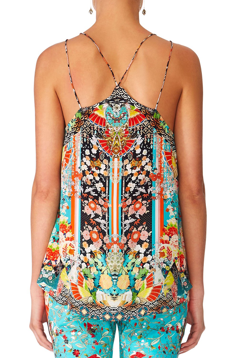 CAMILLA GALAXY GIRL METAL TRIM DOUBLE STRAP TOP