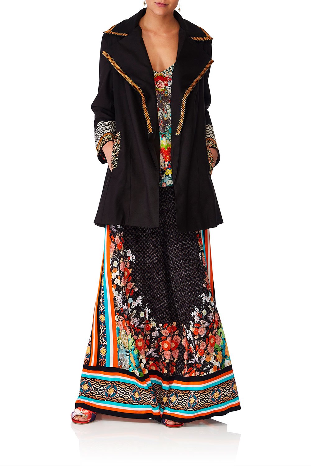 CAMILLA GALAXY GIRL KNITTED FLARED PANTS