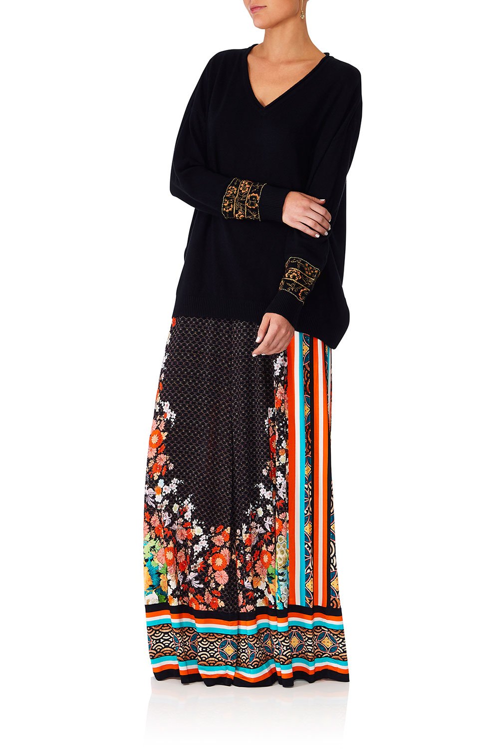 CAMILLA GALAXY GIRL KNITTED FLARED PANTS