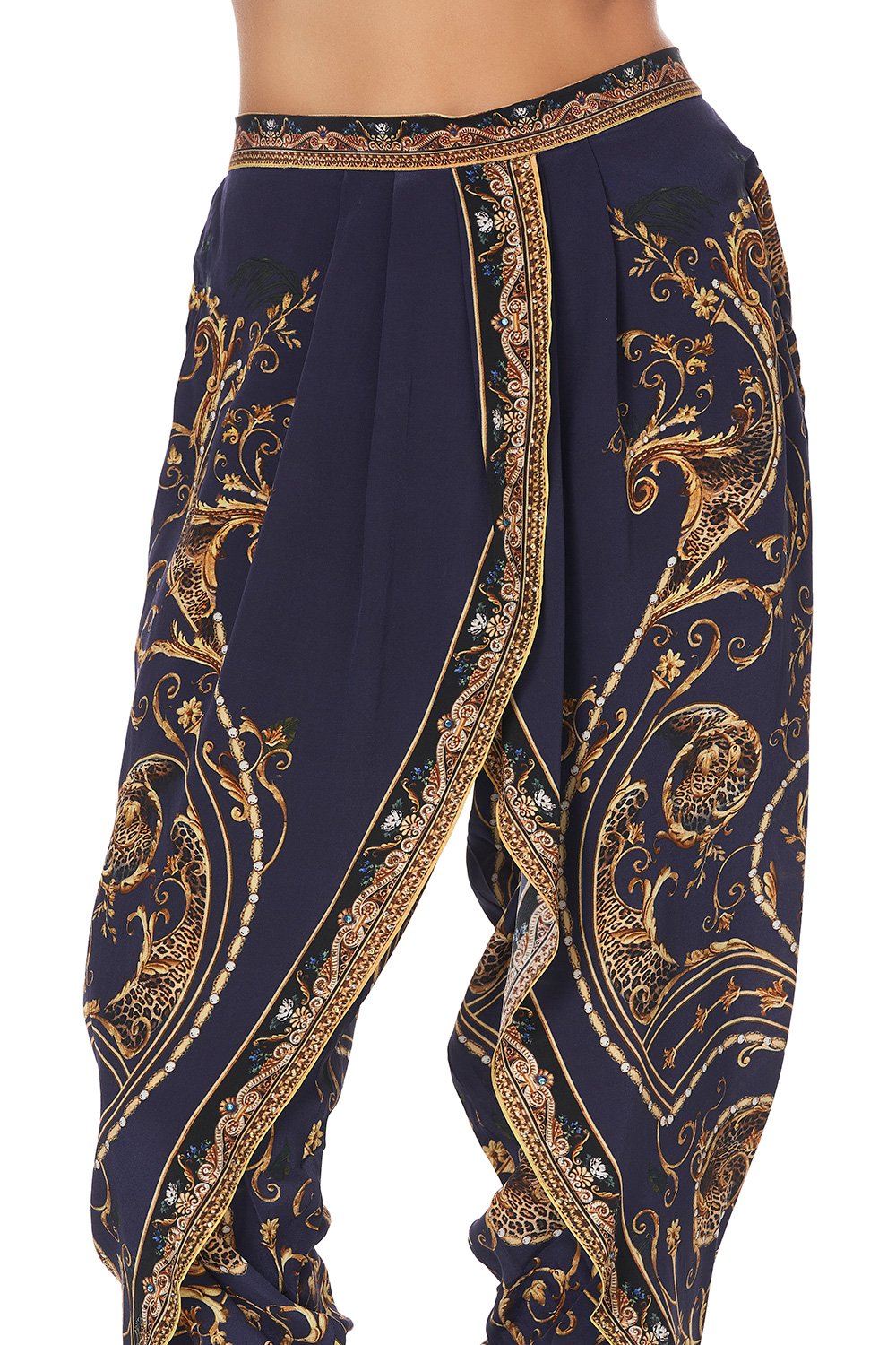 GATHERED WRAP FRONT TROUSER SEVEN DAY WEEKEND