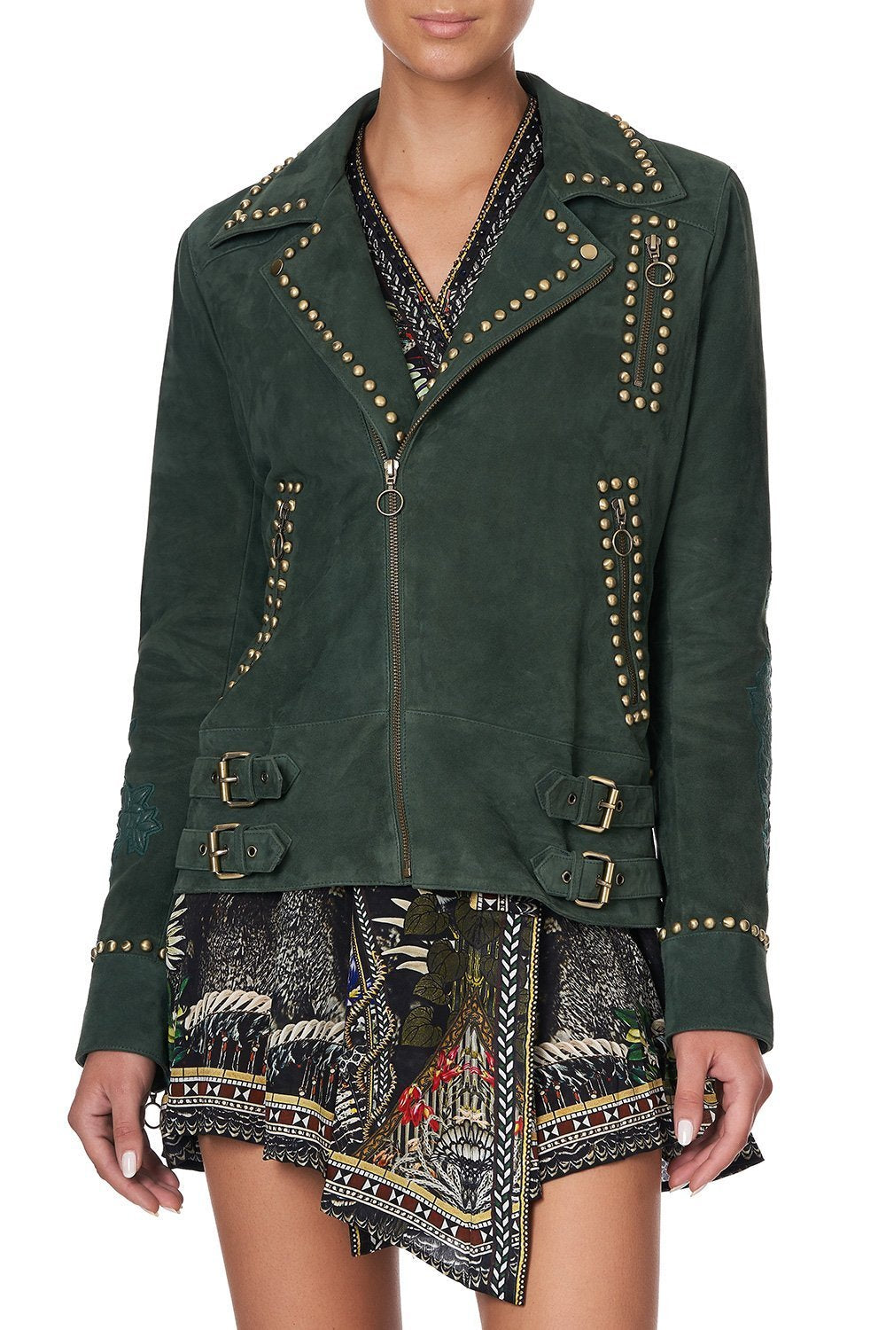 STUDDED BIKER JACKET AMONG THE GUMTREES