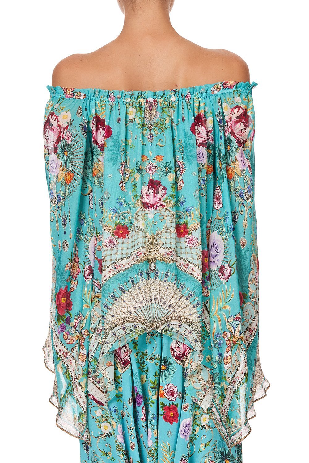 HANDKERCHIEF HEM BLOUSE A SONNET FOR SATINE