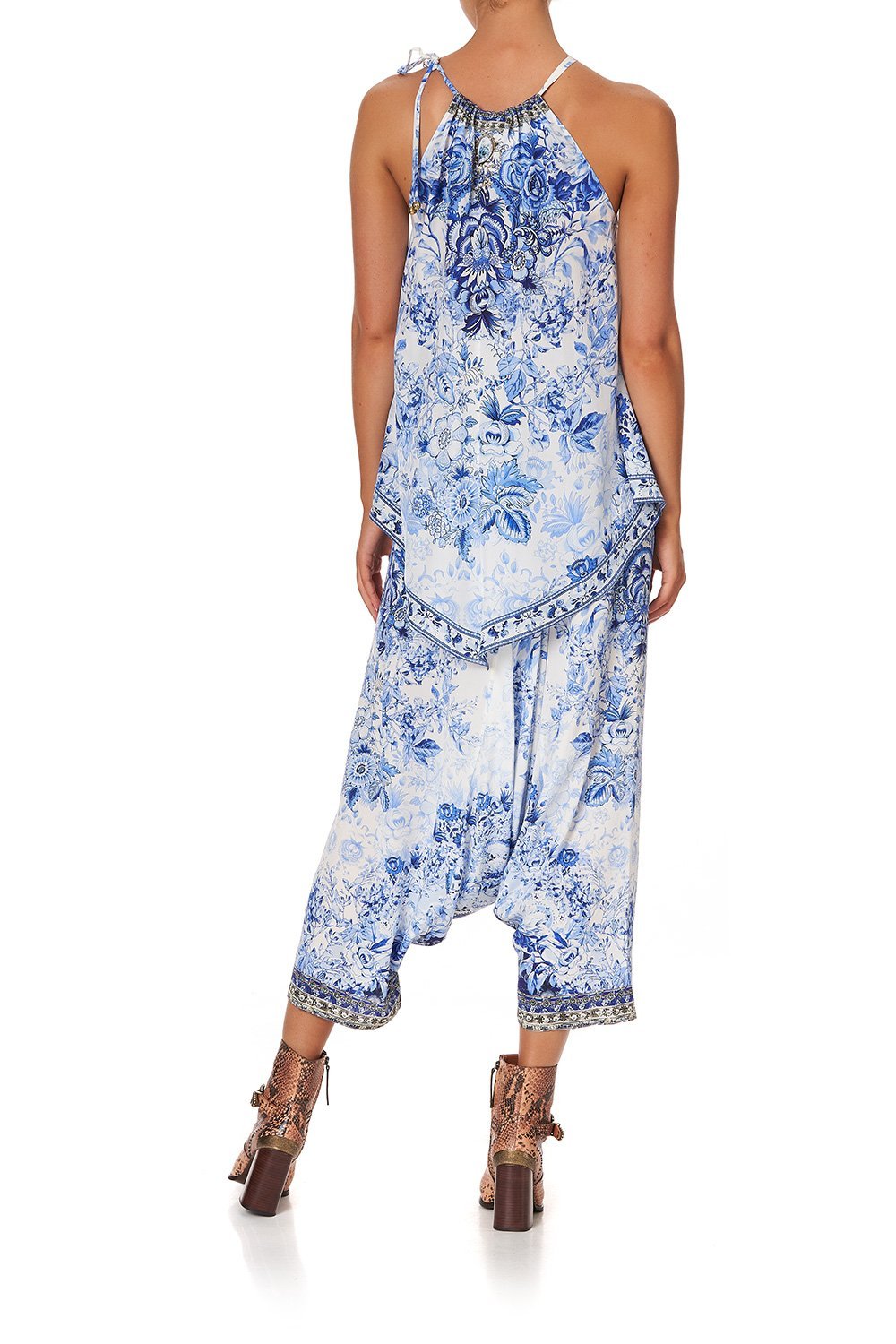 HANDKERCHIEF HEM TANK HIGH TEA