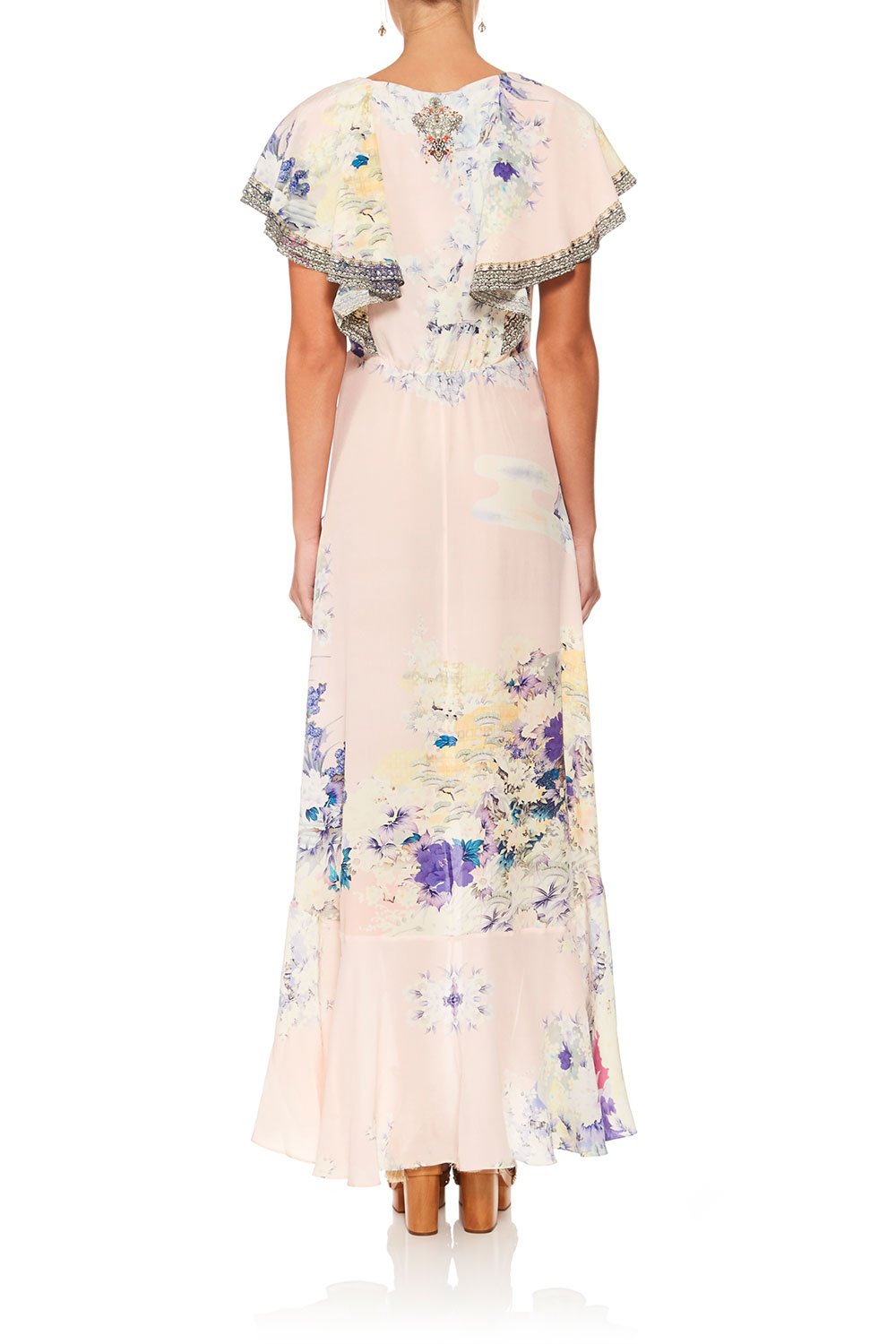 CAMILLA HARAJUKU HEIRESS FRILL SLEEVE LONG DRESS