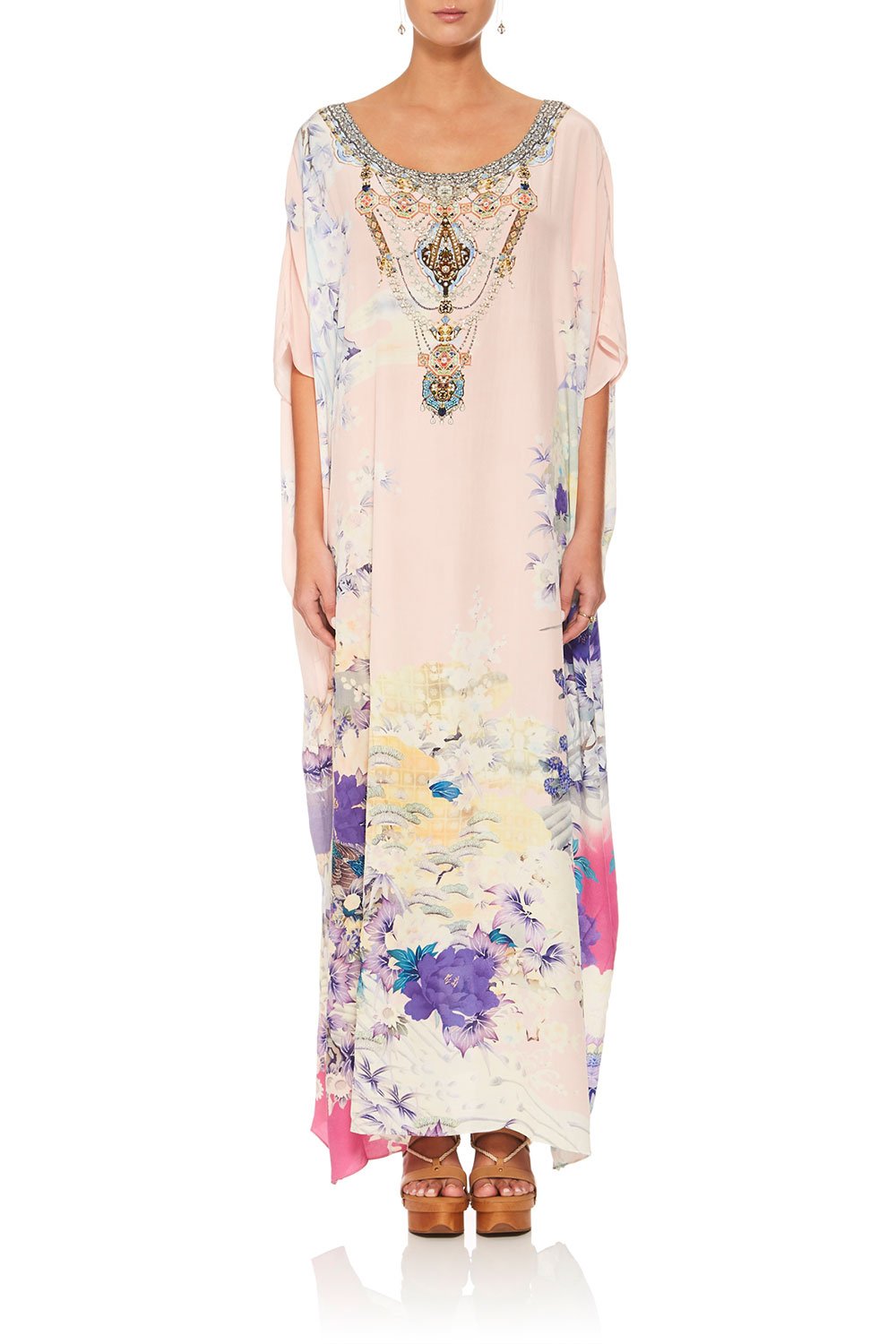 CAMILLA HARAJUKU HEIRESS ROUND NECK KAFTAN