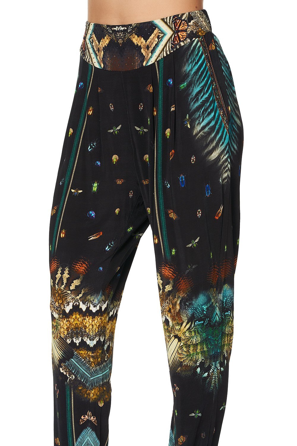 HAREM PANT WITH FRONT PLEATS MATERNAL INSTINCT